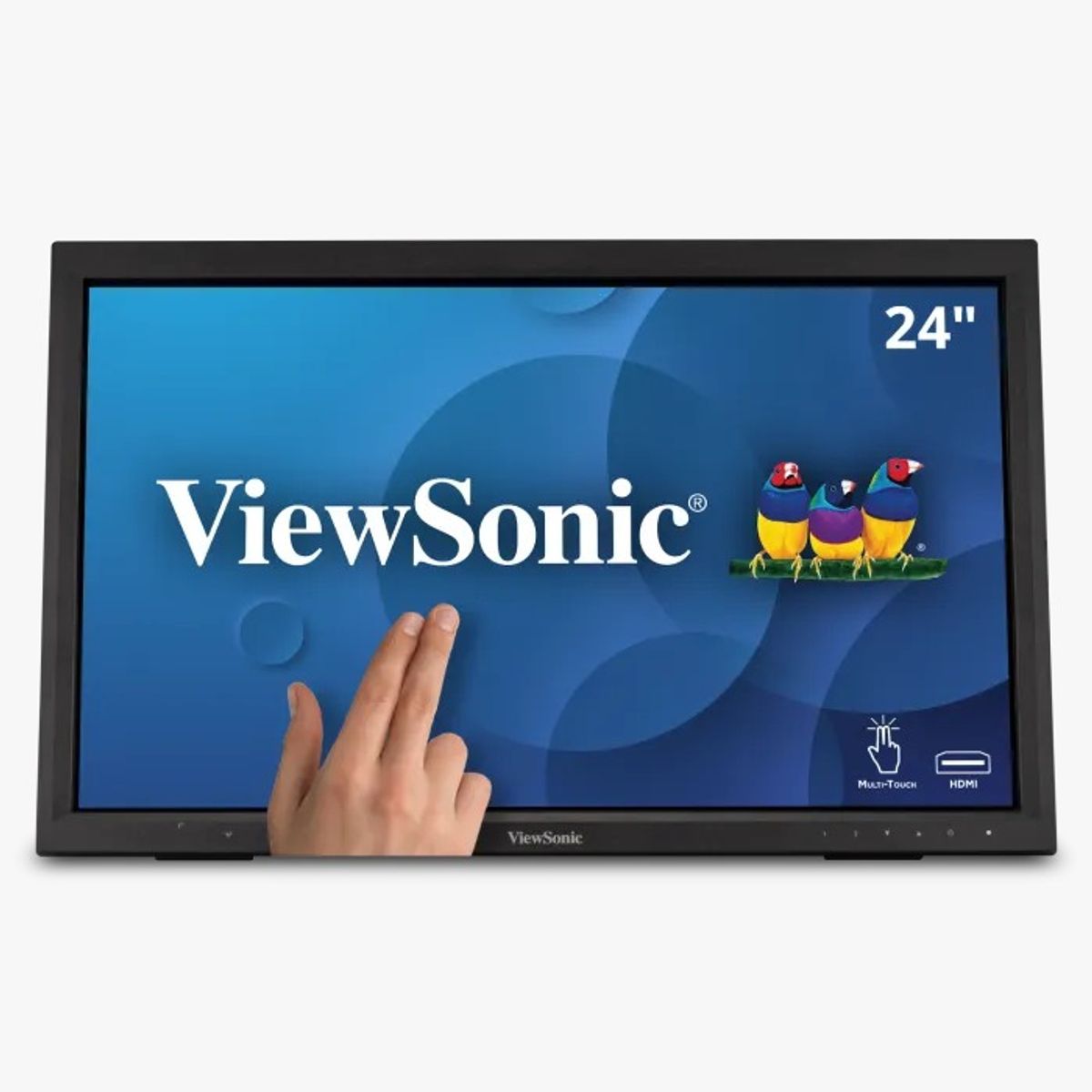 VIEWSONIC - Monitor Led Viewsonic Td2423D De 24" Táctil Full Hd 1920X1080, 75 Hz, Mva, 250 Cd/M²