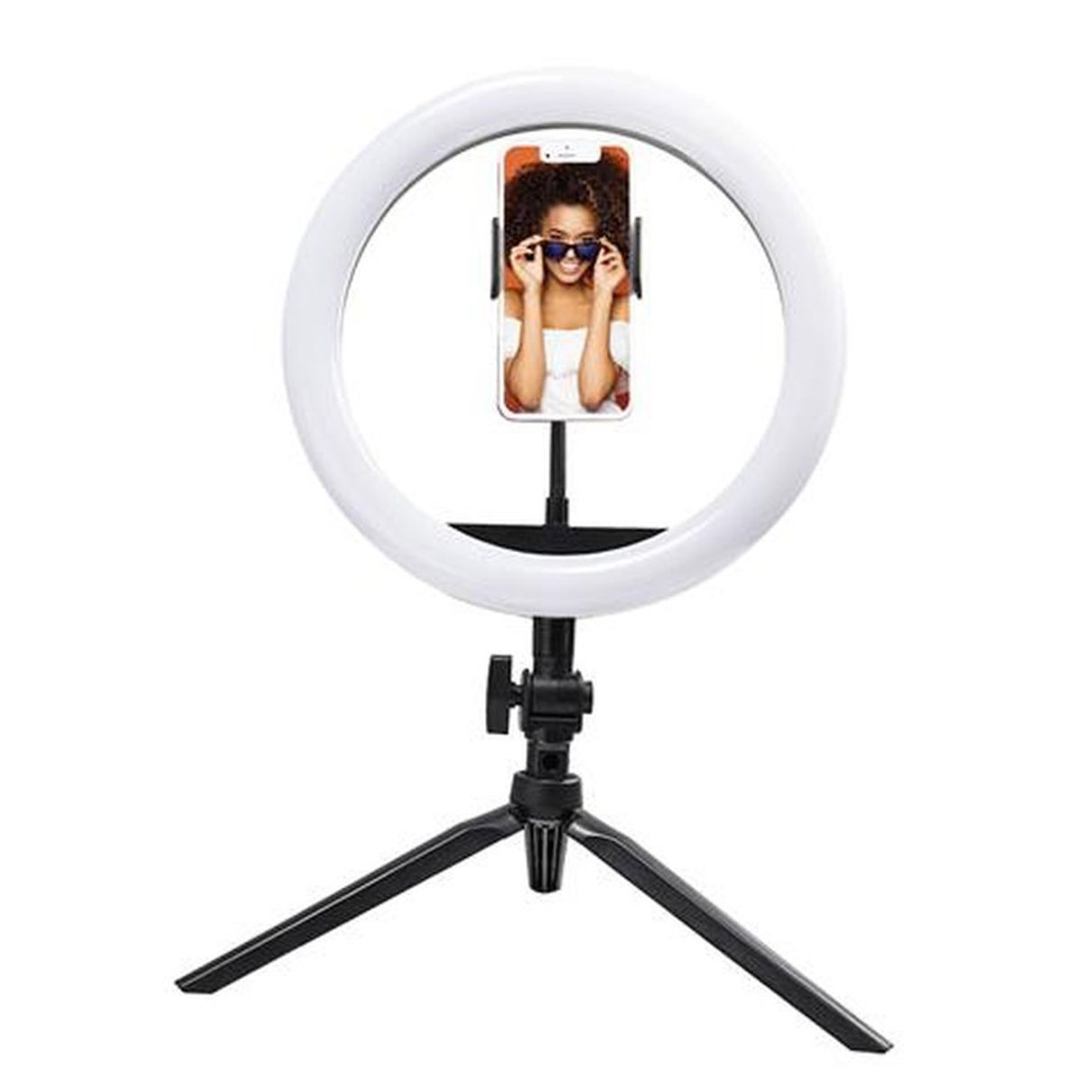 OEM - Aro de Luz LED Regulable con Trípode Soporte para Móvil para Selfies Tiktoker y Streaming en Vivo