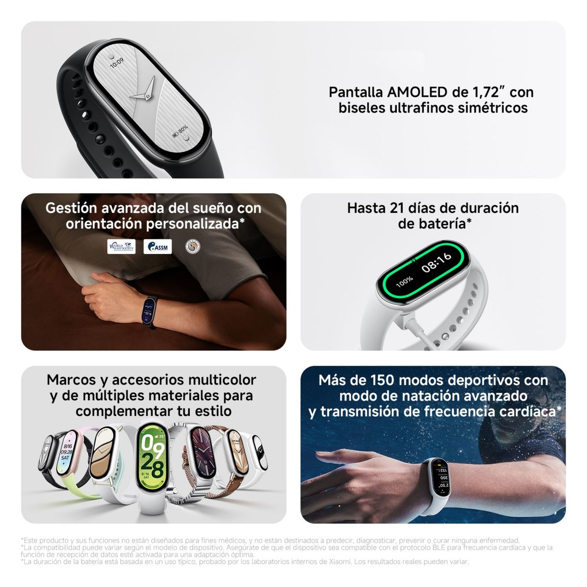 XIAOMI - Xiaomi Smart Band 10 Glacier Silver
