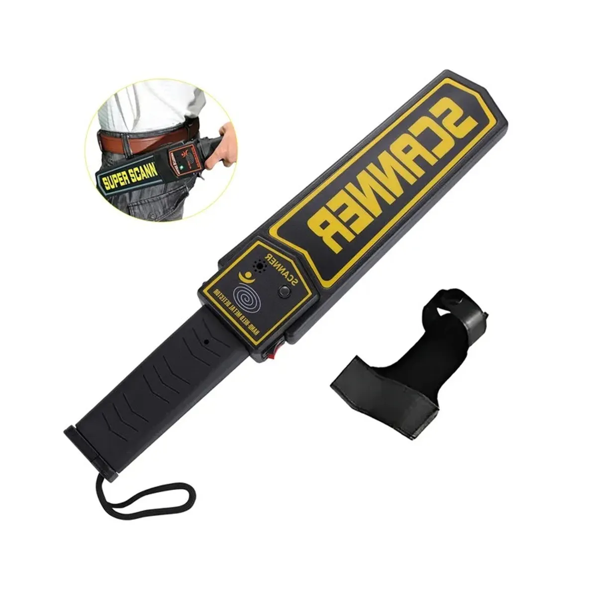 OEM - Varita Detector de Metales de Mano Escáner de Seguridad de Alta Sensibilidad Seguridad