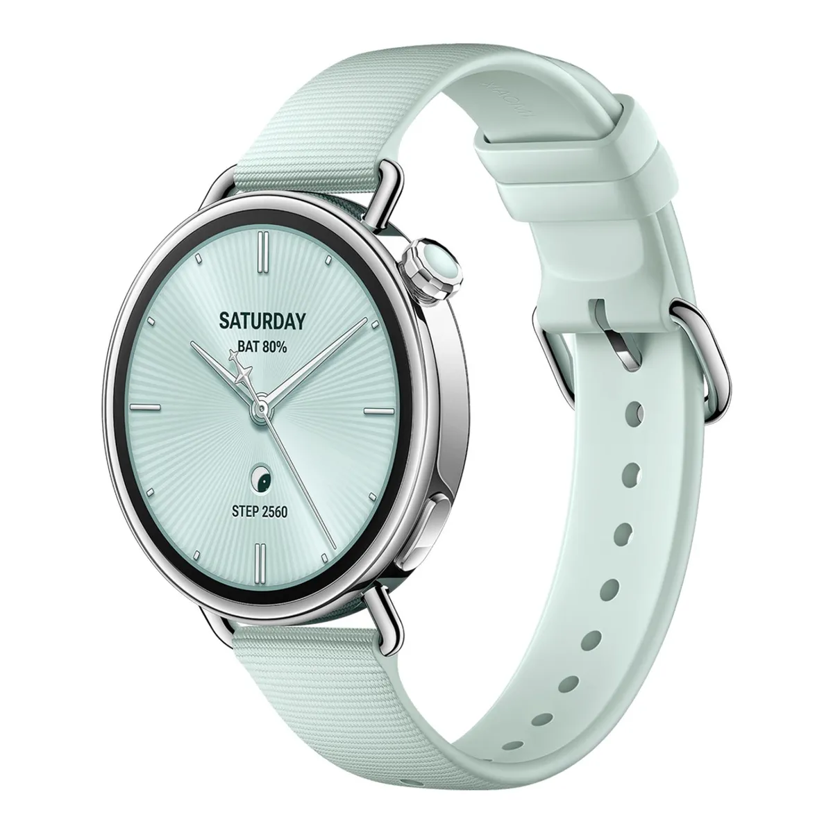 XIAOMI - Reloj inteligente Xiaomi Watch S4 41mm Fluororubber Strap Mint Green