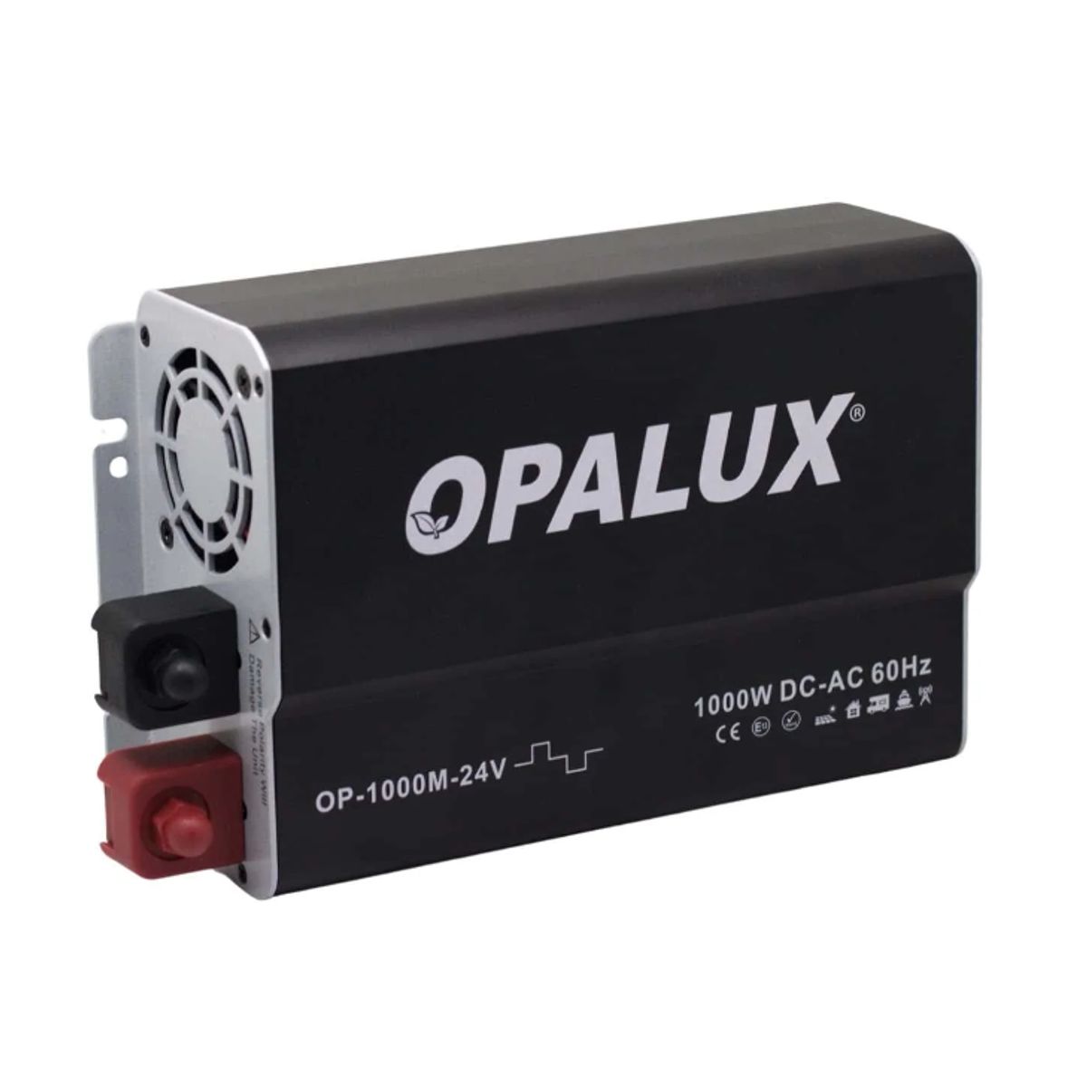 OPALUX - Inversor De Voltaje De Onda Modificada 1000W 24V OP-1000M-24V OPALUX