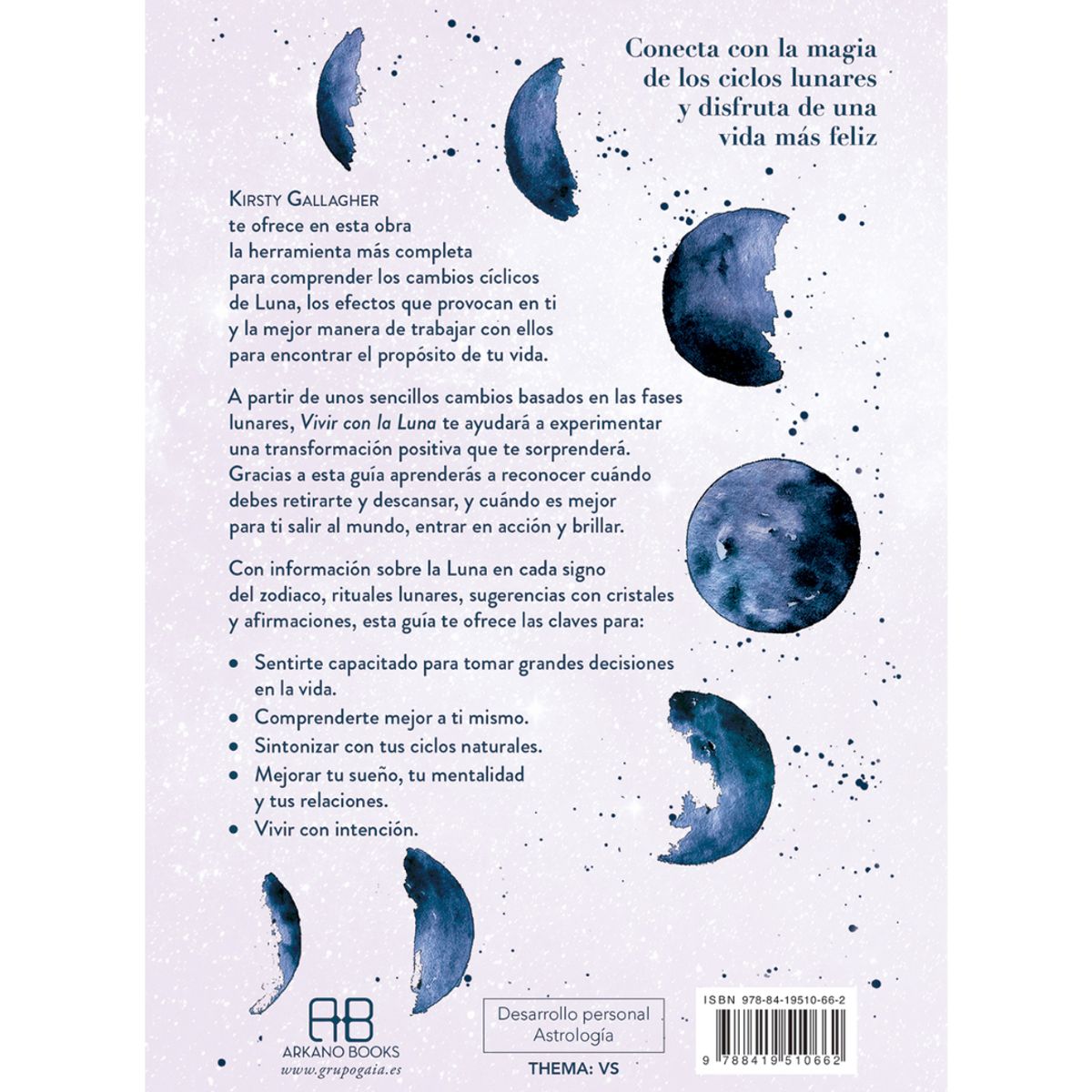 GENERICO - VIVIR CON LA LUNA Conecta con la magia de los ciclos lunares y disfruta de una vida más feliz