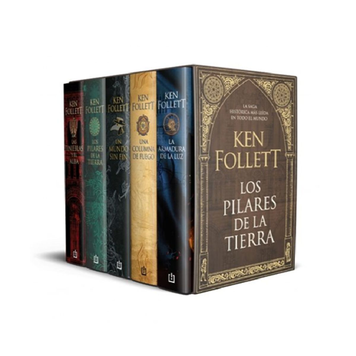 PENGUIN RANDOM HOUSE - Estuche Los Pilares de la Tierra- Follett Ken- DEBOLSILLO