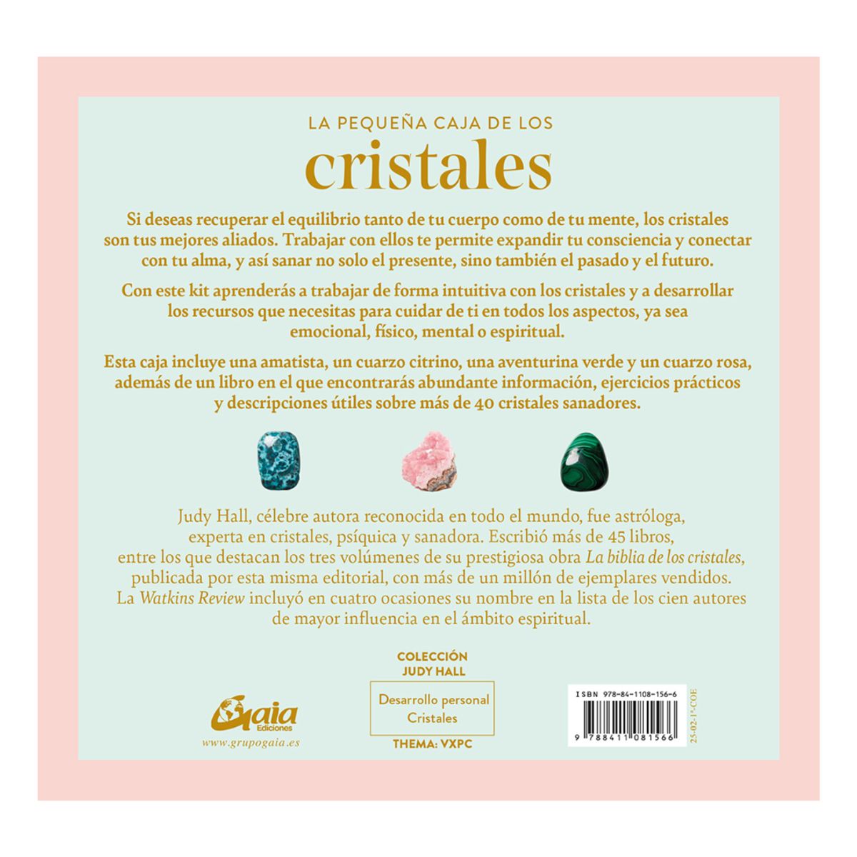 GENERICO - La pequeña caja de los cristales -  Judy Hall - Estuche (libro guía + 4 cristales sanadores)