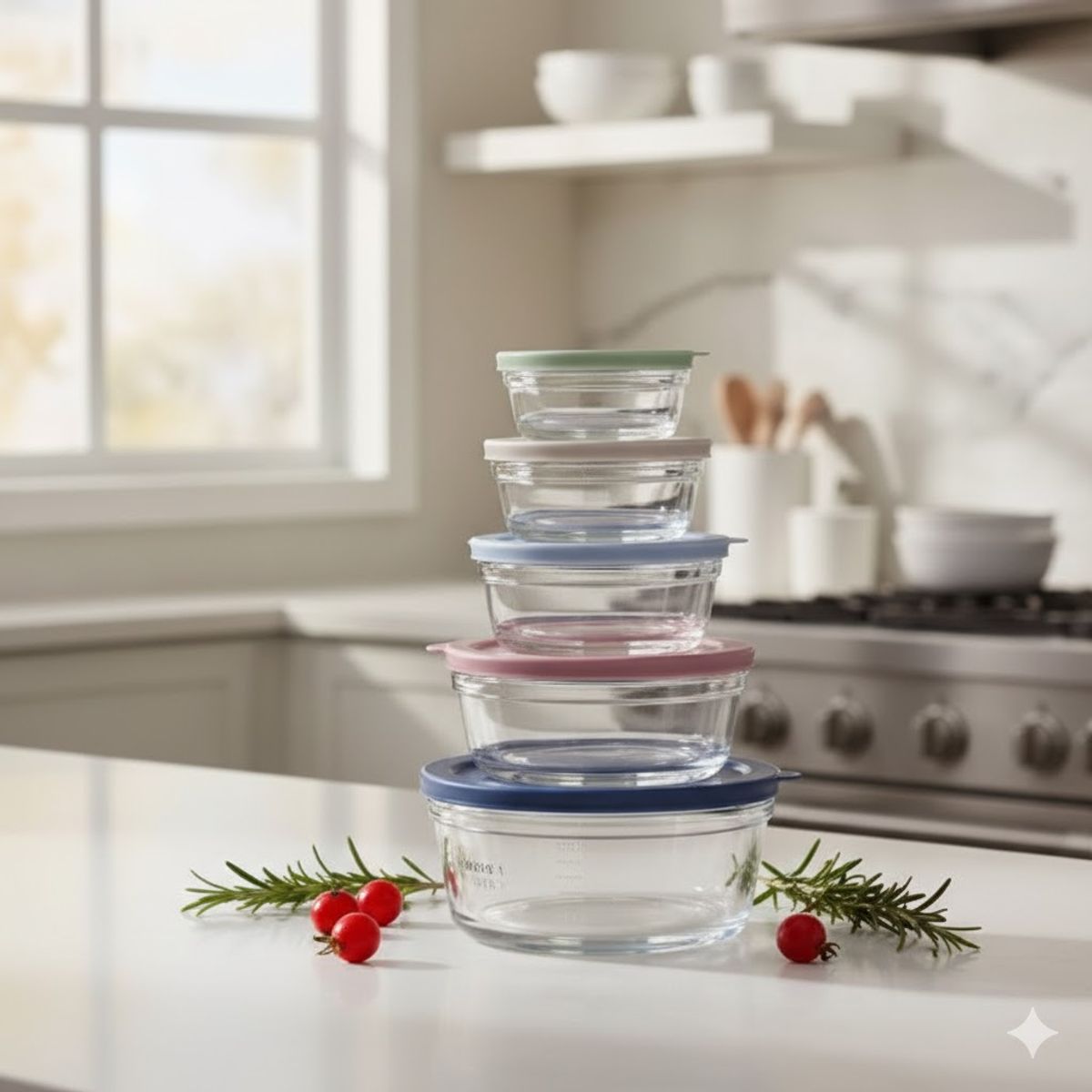 GENERICO - Contenedores de vidrio Belessi x5