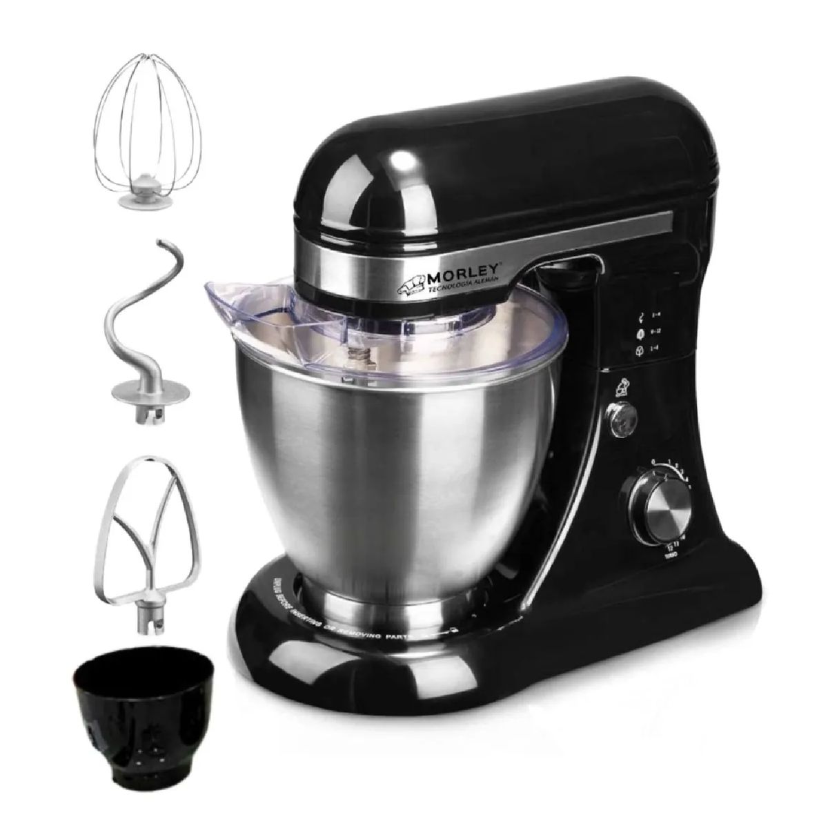 MORLEY - Batidora Planetaria Morley 2500W  Negro