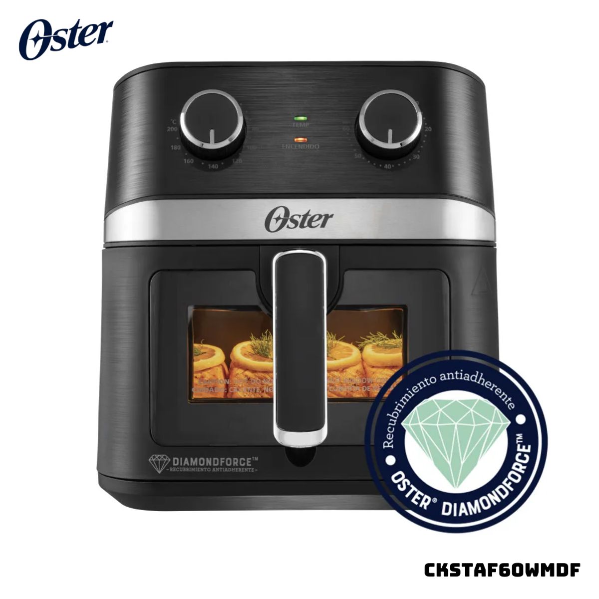 OSTER - FREIDORA DE AIRE OSTER 6 L DIAMONDFORCE DIGITAL NEGRO - CKSTAF60WMDF