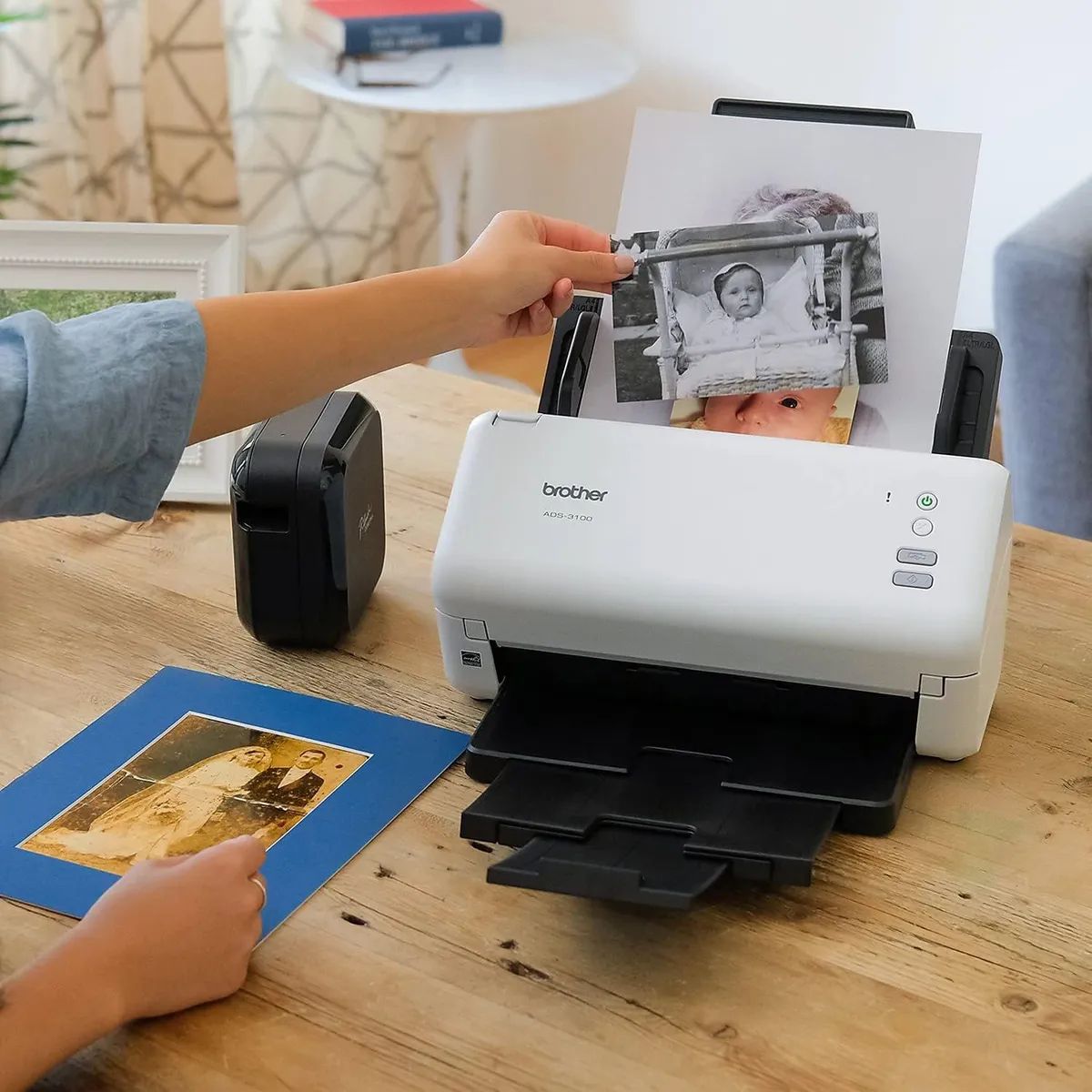 BROTHER - Escaner Brother Ads-3100 40ppm Adf Duplex Blanco