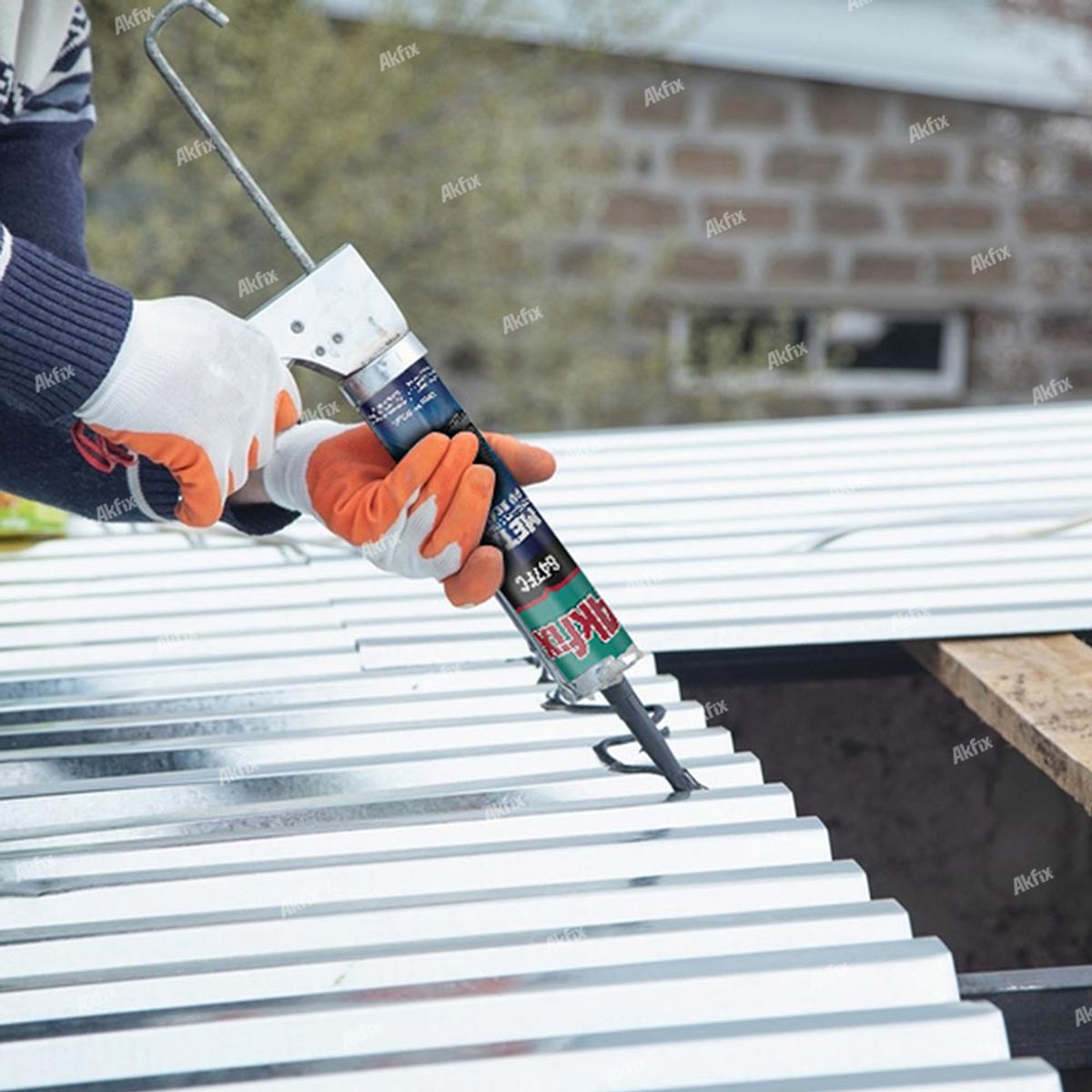 GENERICO - Adhesivo  PU 647 FC Gris x 310ML AKFIX