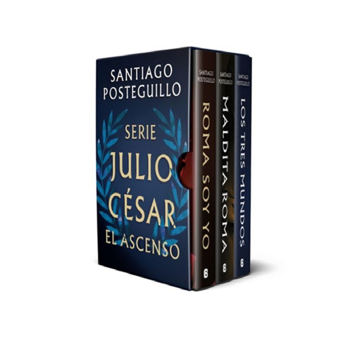 PENGUIN RANDOM HOUSE - Julio César El ascenso edición estuche con Roma soy yo - Maldita Roma - Los tres mundos- Posteguillo Santiago
