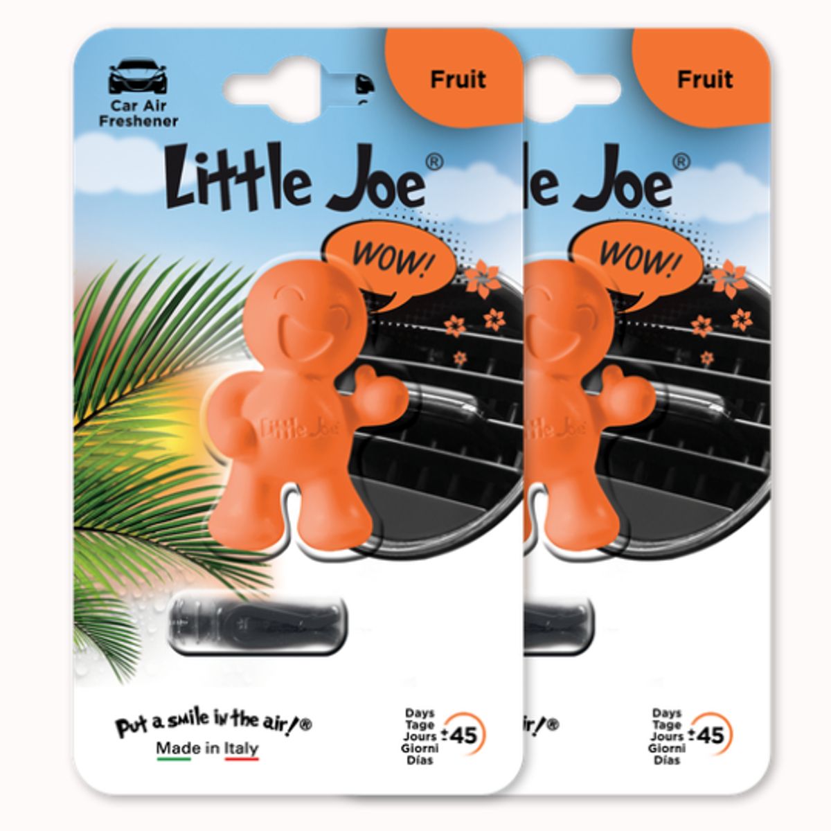 LITTLE JOE - Ambientador Para Auto Little Joe® Thumbs Up - Fruit - PACK X 2 UND