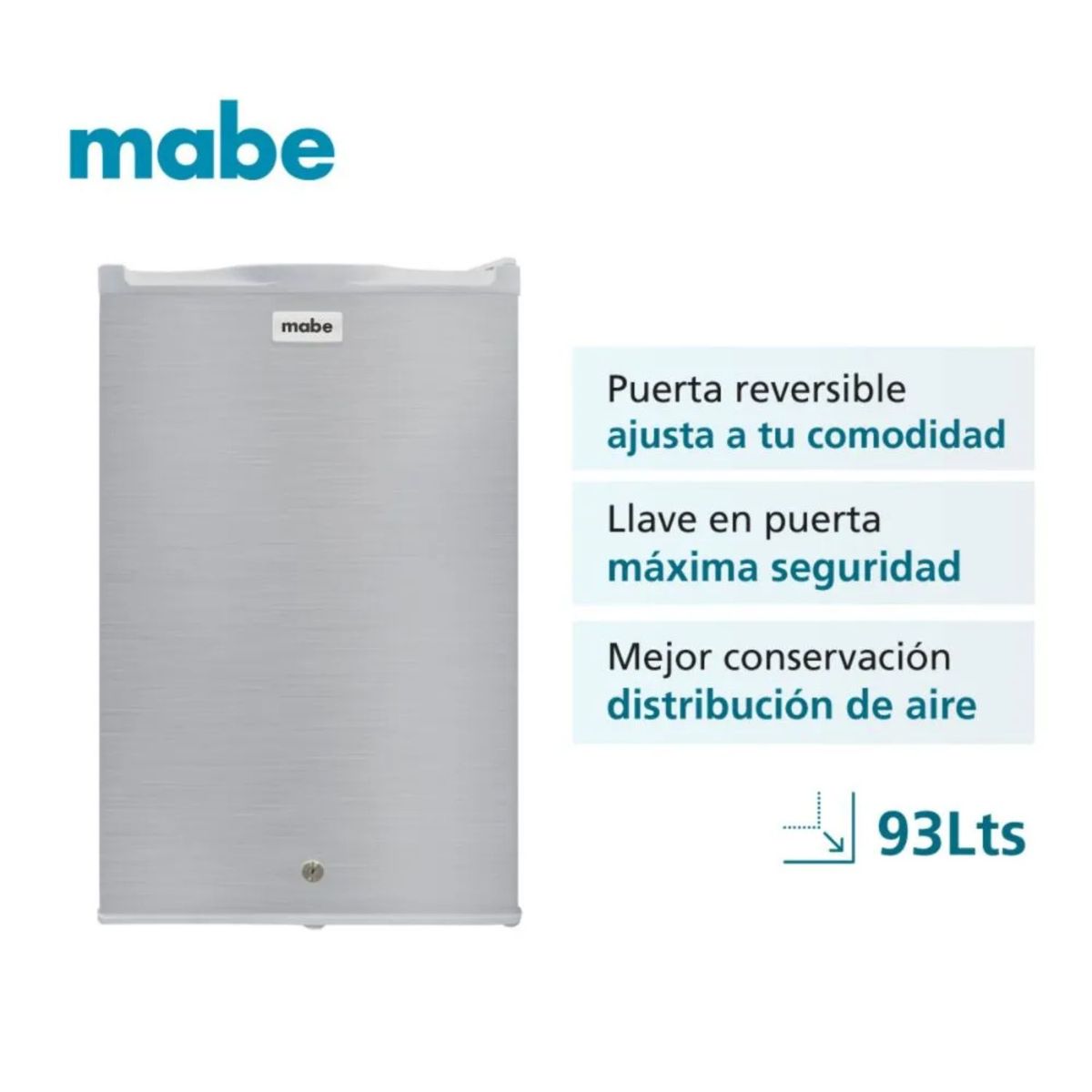 MABE - Frigobar Mabe 93L RMF04PRX0 SD Inox