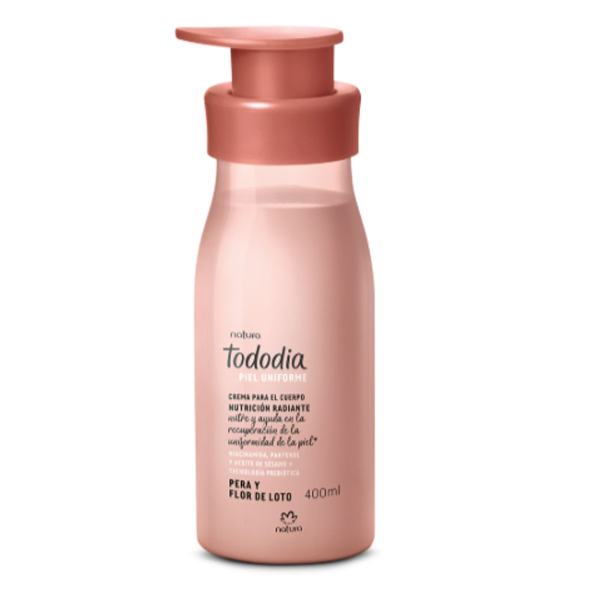 NATURA - Crema Corporal Nutrición Radiante Tododia Pera y Flor de Loto