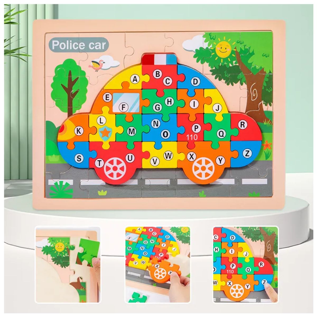 INSPIRA MARKET - Rompecabeza didáctico Animalitos para Niños