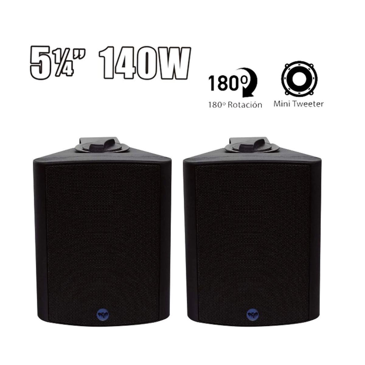 BATBLACK - Parlante Ambiental 5 1/4″ 70W BT-B105T BATBLACK