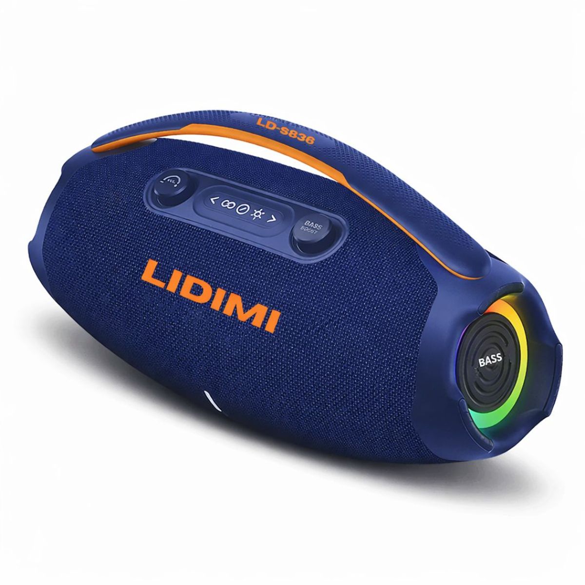 LIDIMI - Parlante Bluetooth 5.3 LIDIMI LD-S836 60W con Bass Boost y Luces RGB