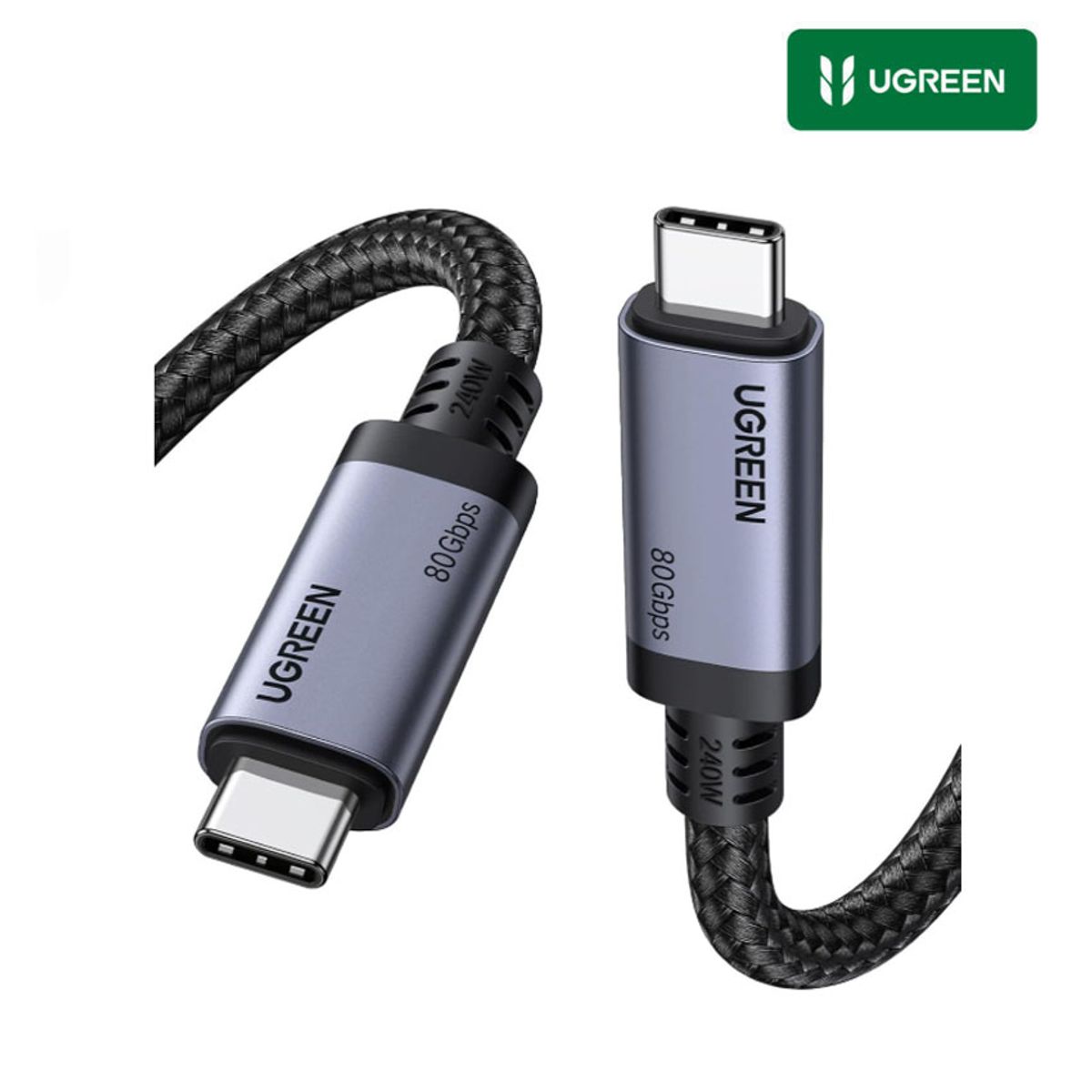 UGREEN - Cable USB-C UGREEN de 240W PD3.1 USB 4 Gen4, 80 Gbps, Premium, 17K Thunderbolt