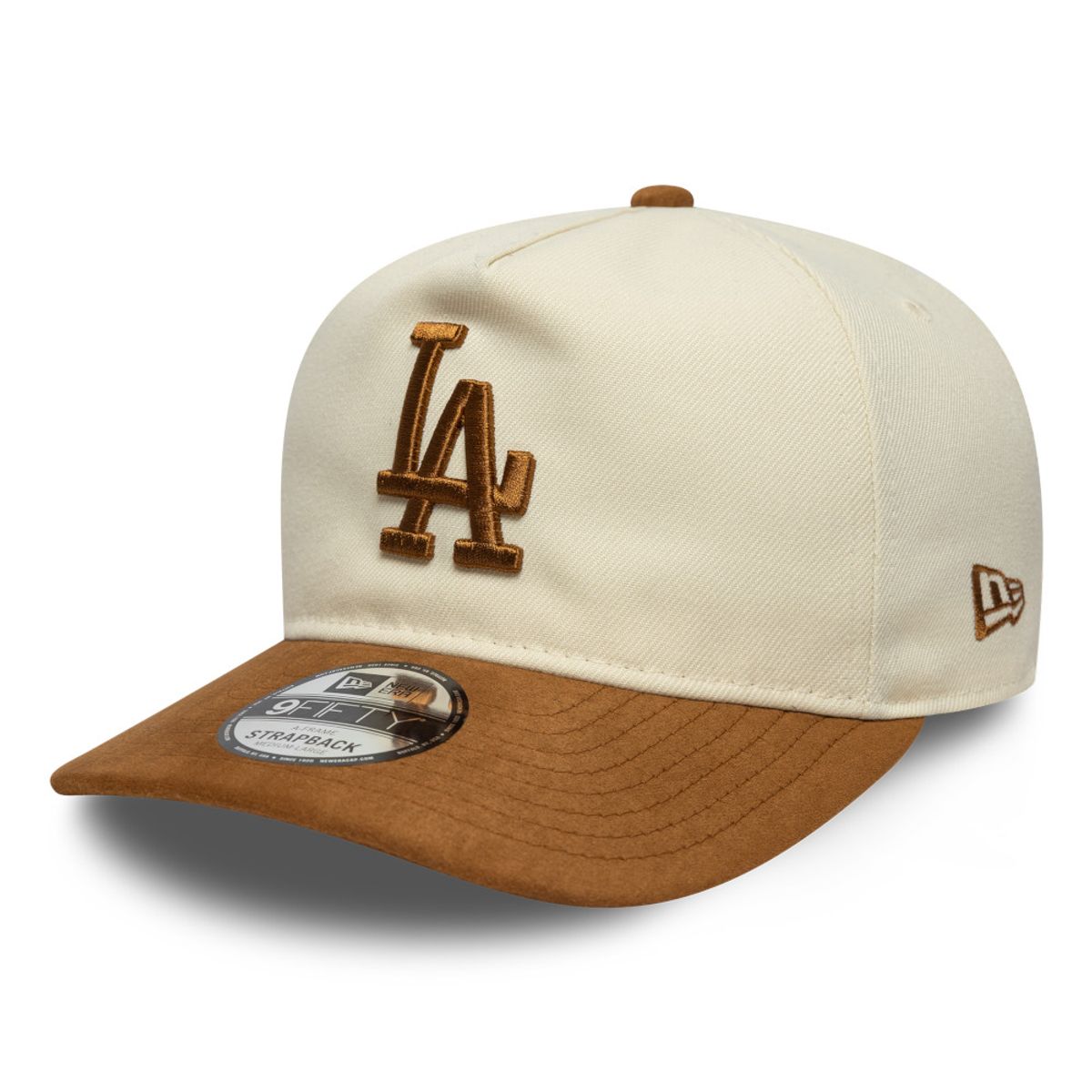New Era - Gorra 9Fifty Af MLB Los Angeles Dodgers Suede Visor Beige