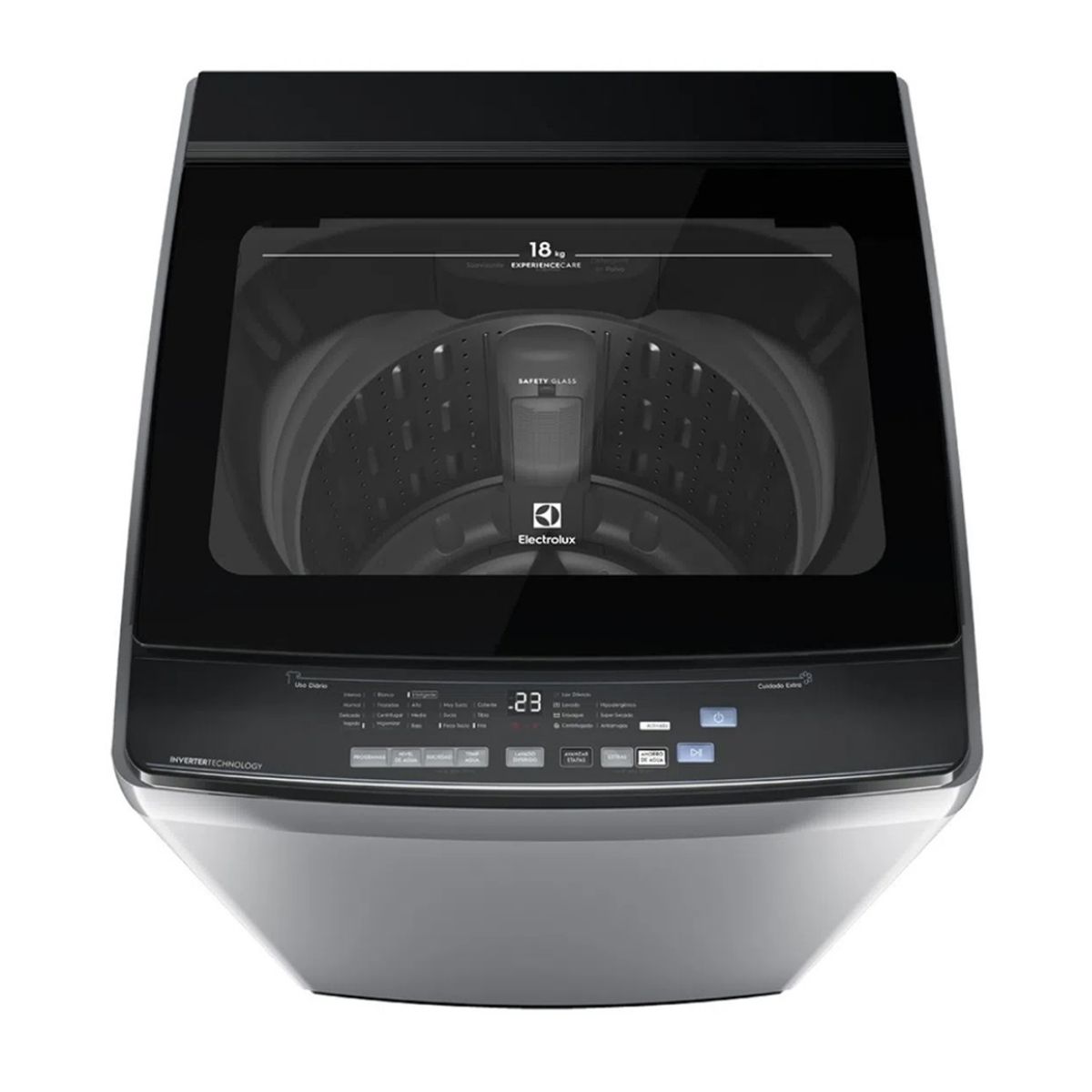 ELECTROLUX - LAVADORA ELECTROLUX TECNOLOGIA INVERTER 18 KG CARGA SUPERIOR GRIS - EWIP18F2XSWG