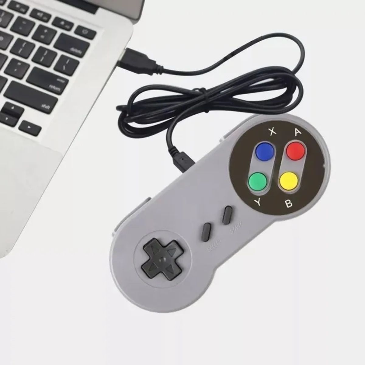 GENERICO - Mando con Diseño SNES con Entrada USB