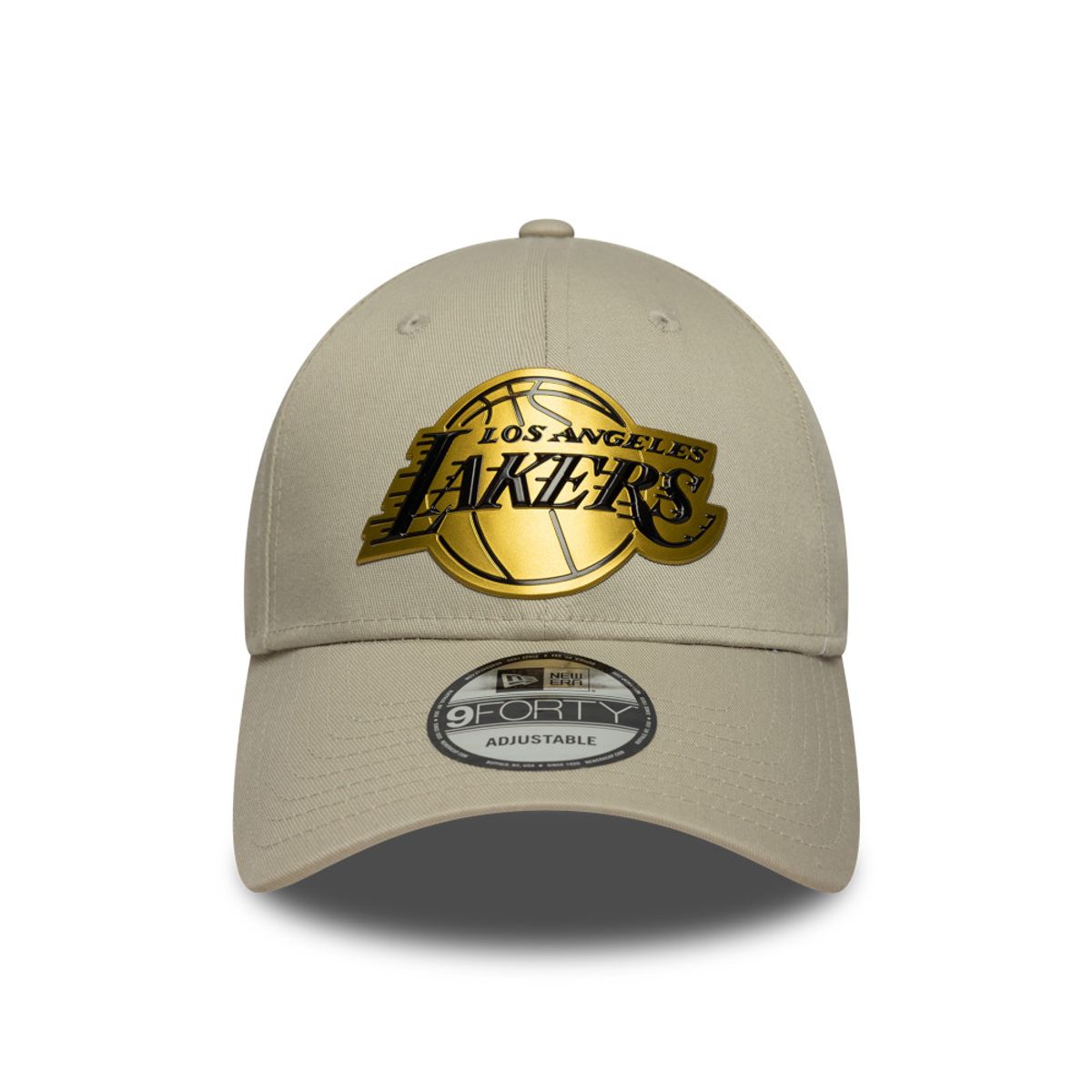 New Era - Gorra 9Forty NBA Los Angeles Lakers Metallic Beige