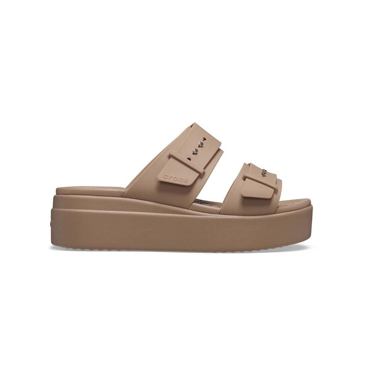 CROCS - Sandalias CROCS Brooklyn Buckle Low Wedge W Mujer