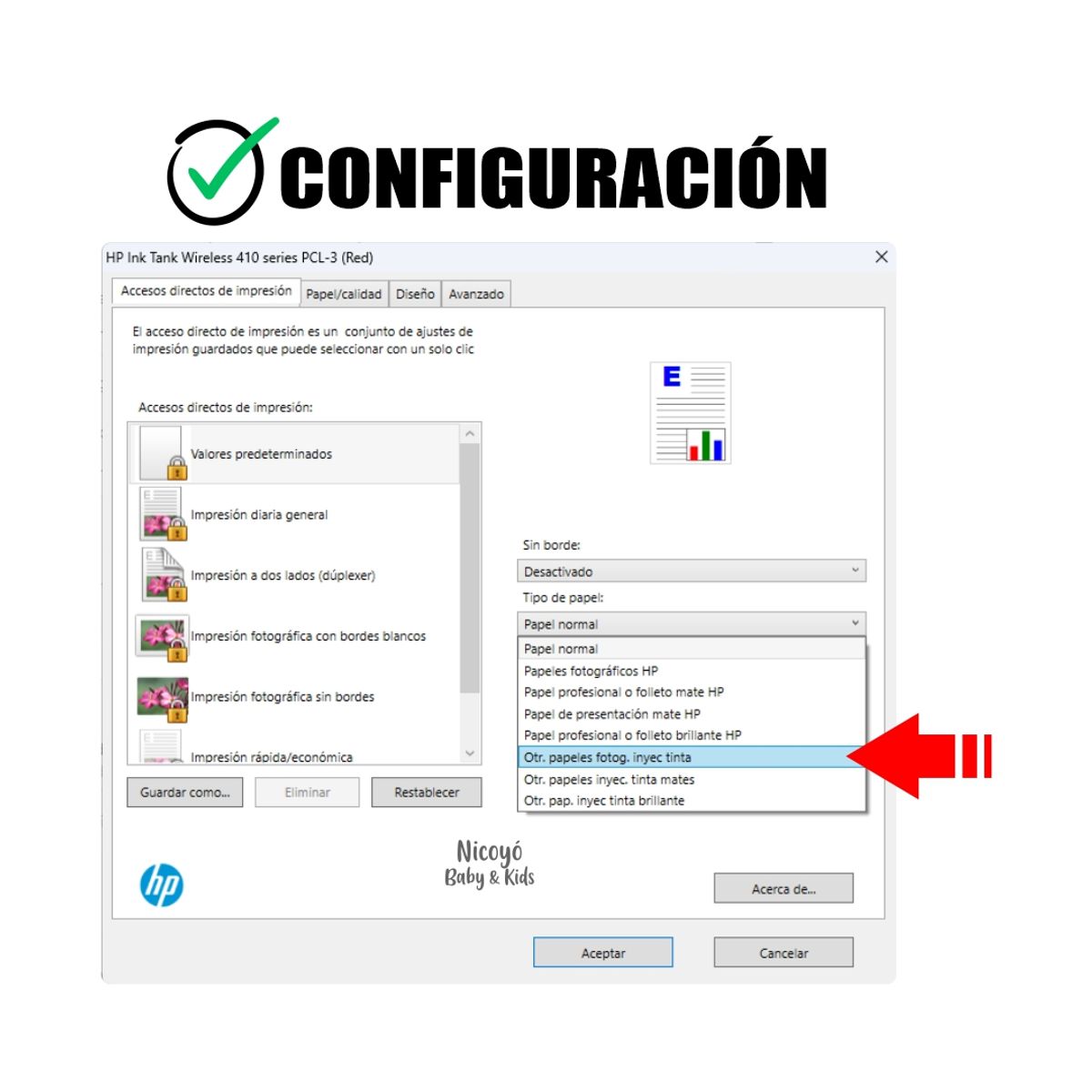 GENERICO - Papel Fotográfico Adhesivo de 120 gramos para Impresora Inkjet - 40 Hojas A4