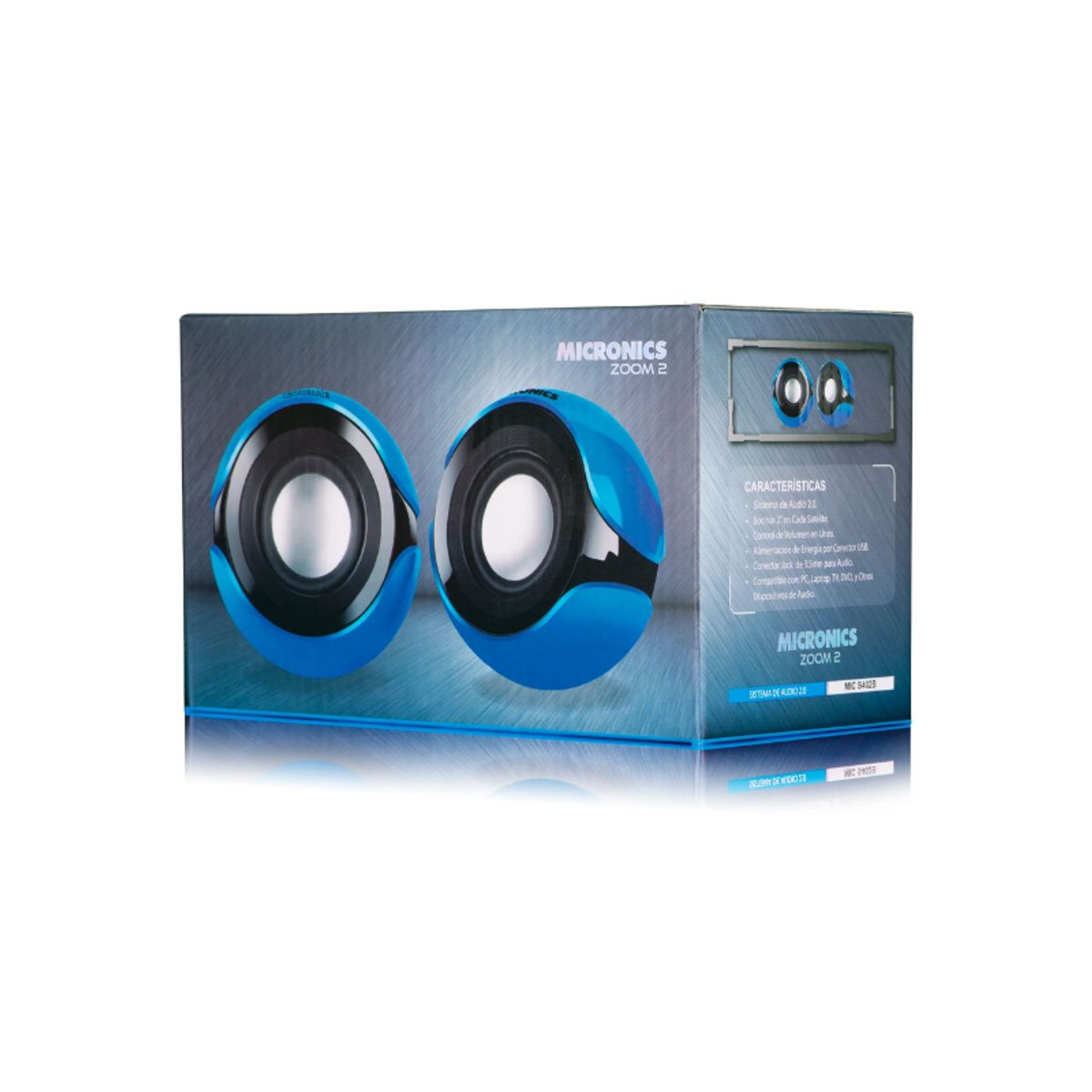 MICRONICS - PARLANTES MICRONICS - MIC S402B AZUL
