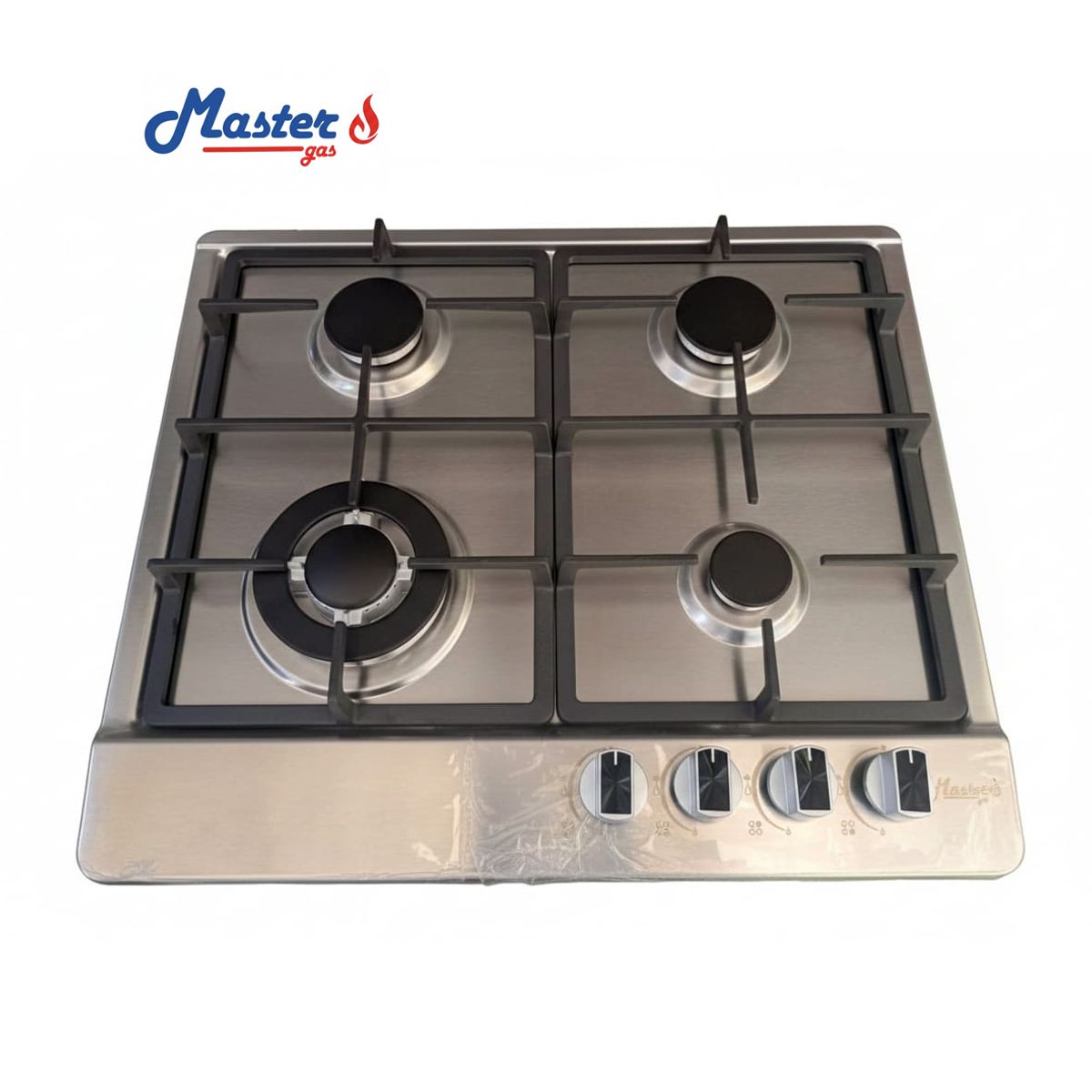 MASTER - cocina empotrable de 4 hornillas, acero inoxidable Marca Mastergas