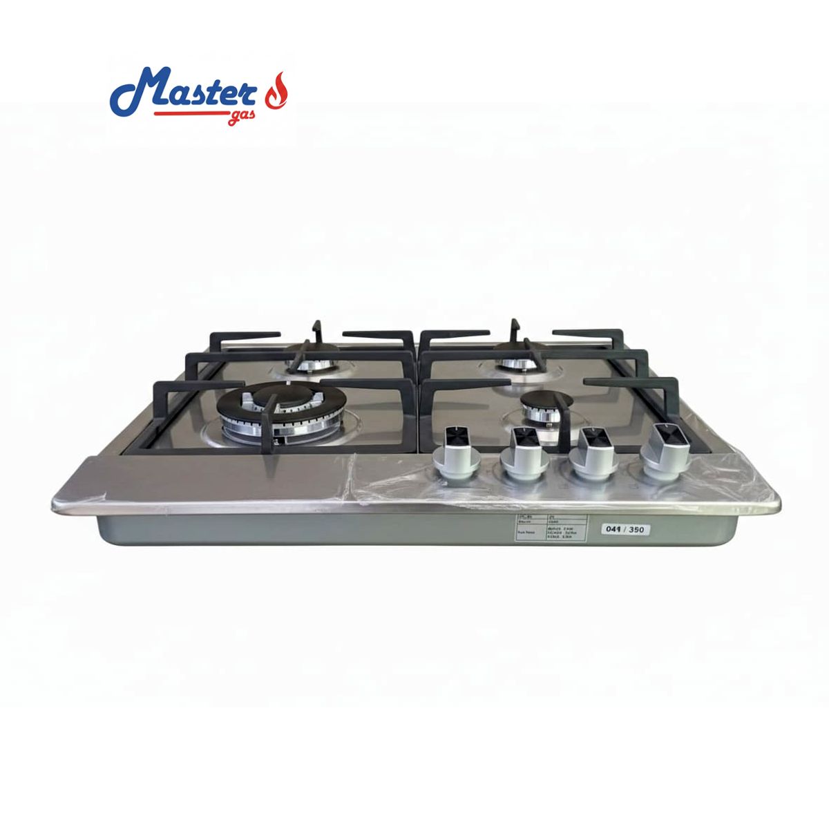 MASTER - cocina empotrable de 4 hornillas, acero inoxidable Marca Mastergas