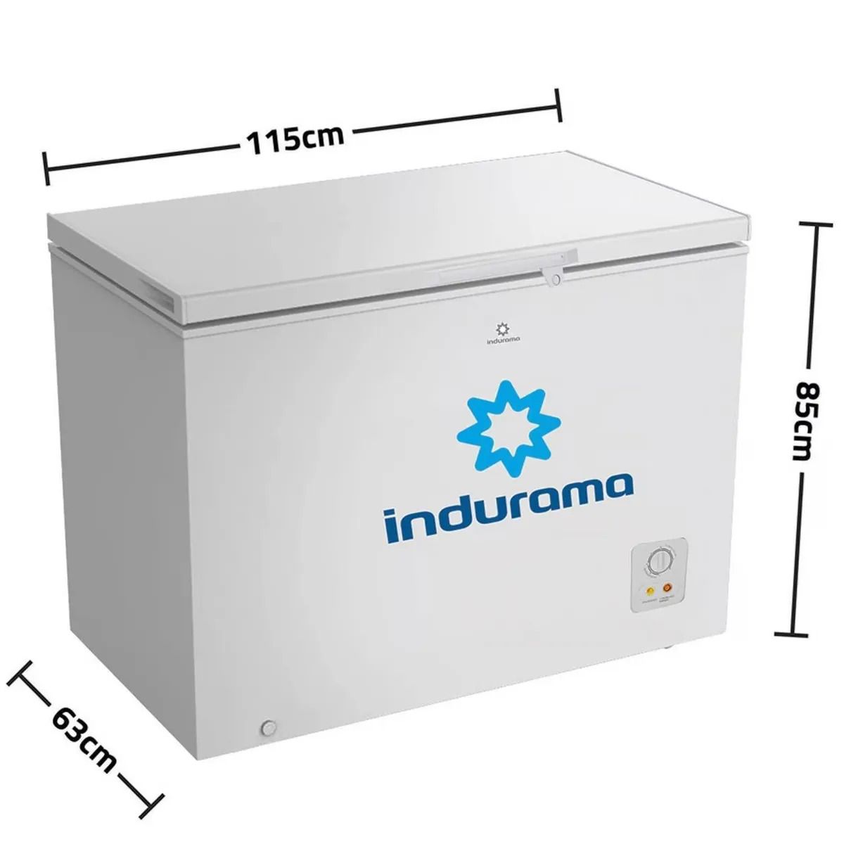 INDURAMA - CONGELADORA INDURAMA CI-320BL 297 LITROS FROST HORIZONTAL DE BLANCO