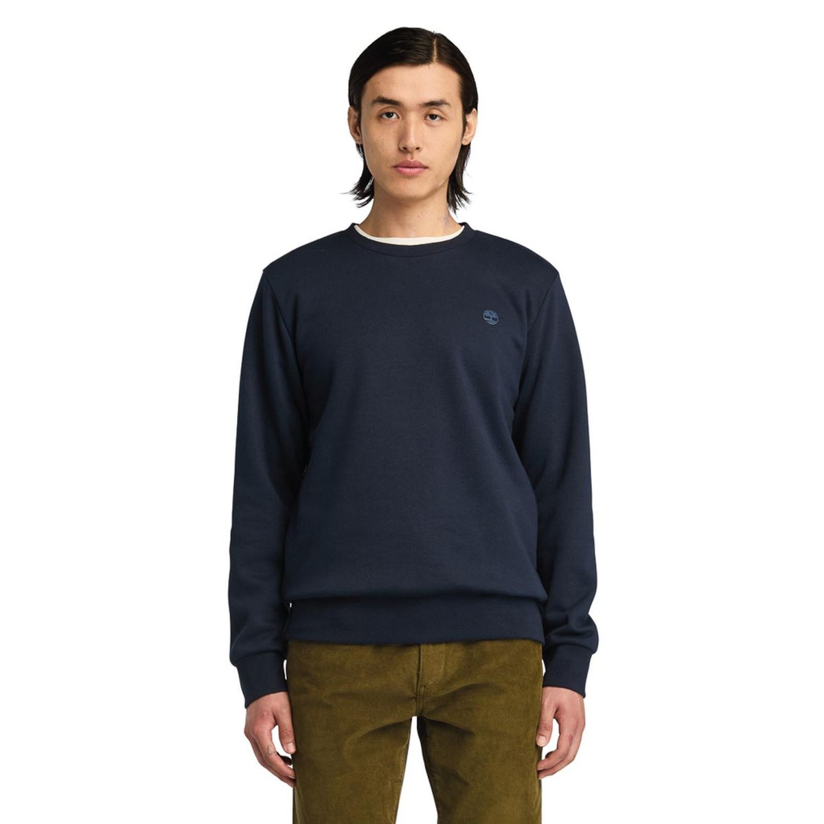 TIMBERLAND - Polera TIMBERLAND Oyster River Chest Logo Brushback Crew Neck Hombre