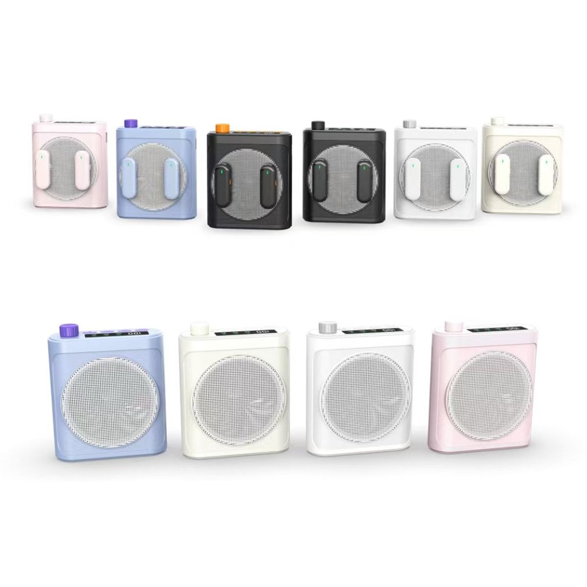 GENERICO - Amplificador de Voz Portátil con Micrófono Bluetooth y Reproductor Multimedia USB