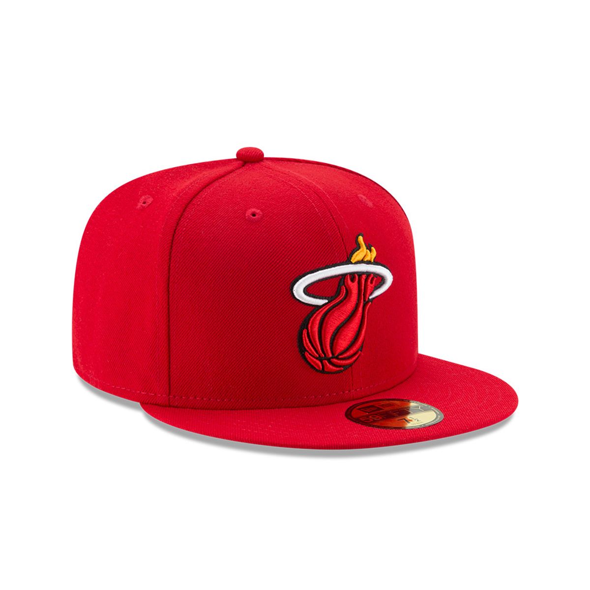 NEW ERA - Gorra 59Fifty NBA Miami Heat 5950 Solid Team Rojo