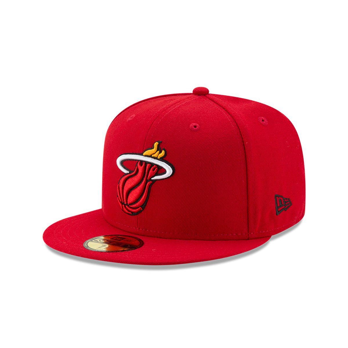 NEW ERA - Gorra 59Fifty NBA Miami Heat 5950 Solid Team Rojo