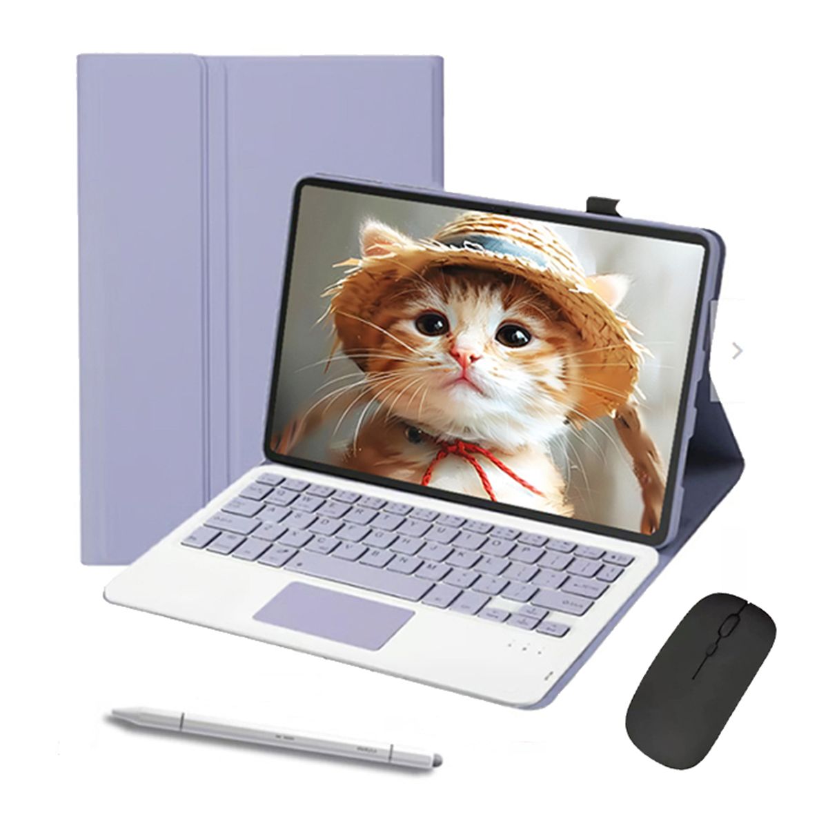 LENOVO - Tablet Lenovo Xiaoxin Pad 11 2025 6GB+128GB WiFi y Ratón inalámbrico Bluetooth &Teclado-Morado&bp16