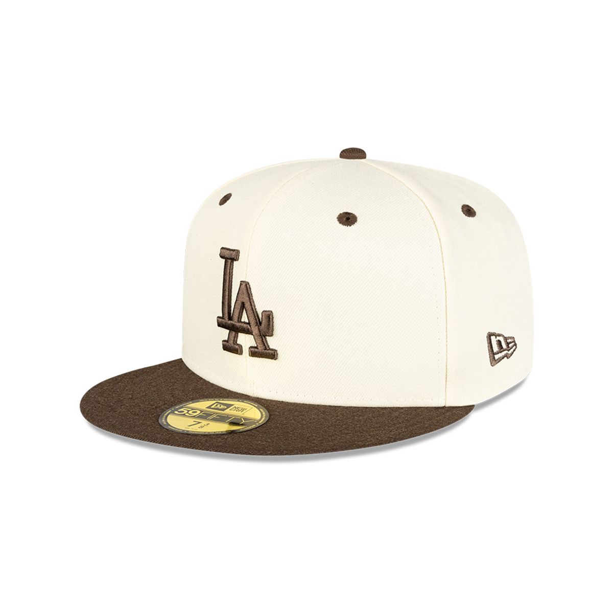 NEW ERA - Gorra 59Fifty MLB  Los Angeles Dodgers Wool Visor Beige