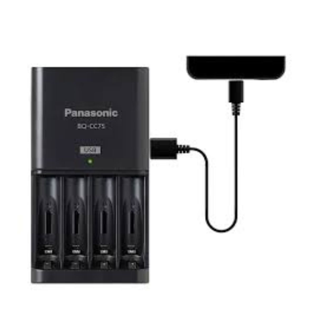 PANASONIC - CARGADOR PANASONIC ENELOOP PRO BQ CC75 CON 4 PILAS AA