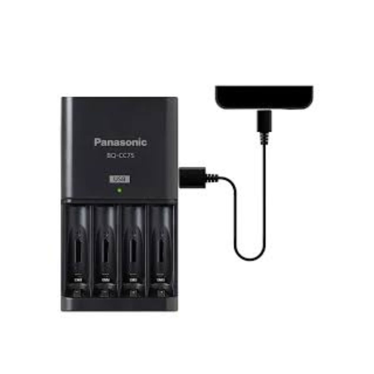 PANASONIC - CARGADOR PANASONIC ENELOOP PRO BQ CC75 CON 4 PILAS AA
