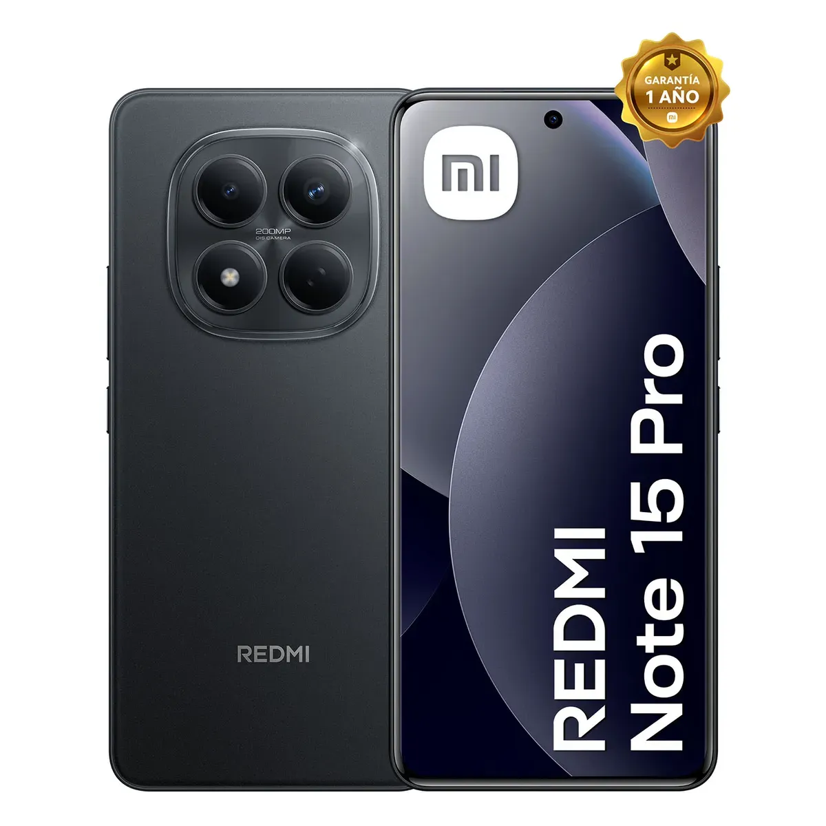 XIAOMI - CELULAR REDMI NOTE 15 PRO 8GB+256GB NEGRO