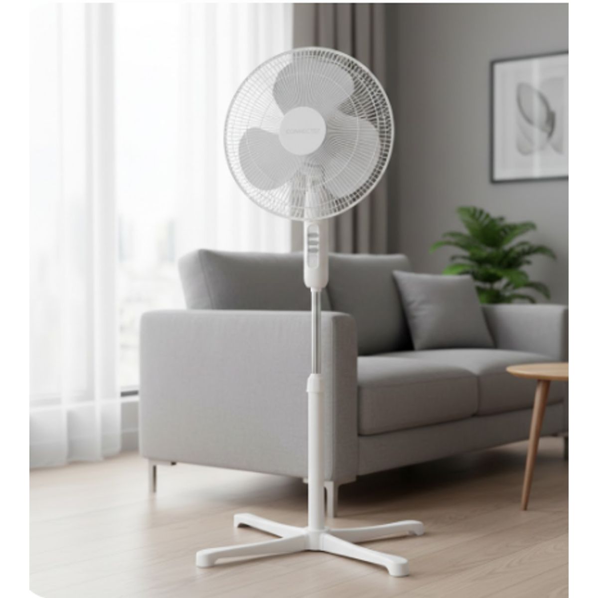 HOLSTEIN HOUSEWARES - Ventillador de pedestal de 40 cm