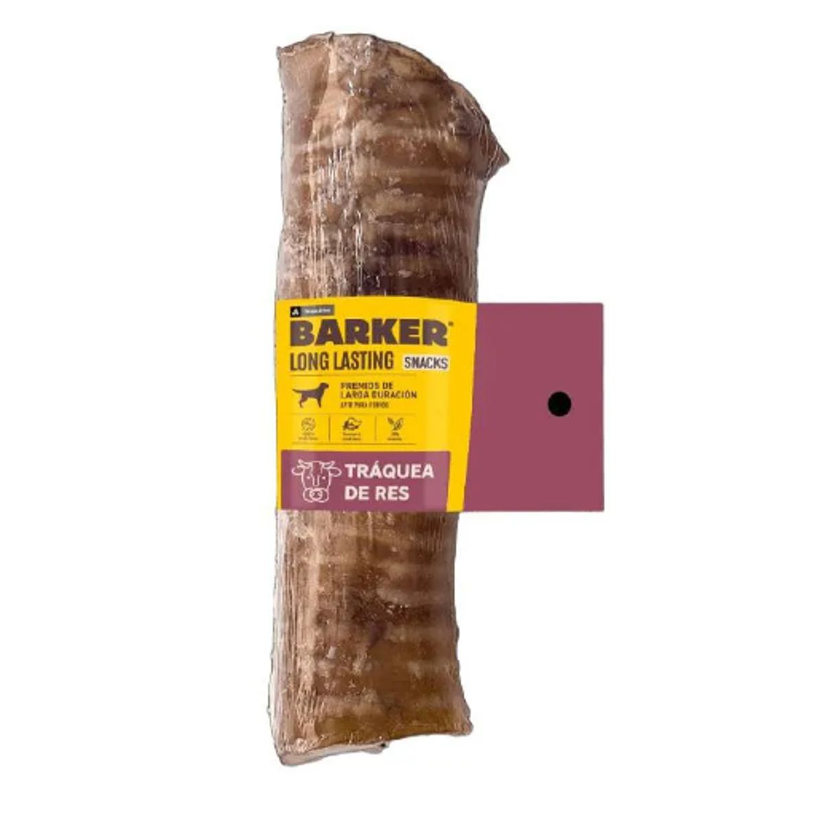 GENERICO - Tráquea de Res Deshidratada 16 –18 cm – Barker Long Lasting Snacks 
