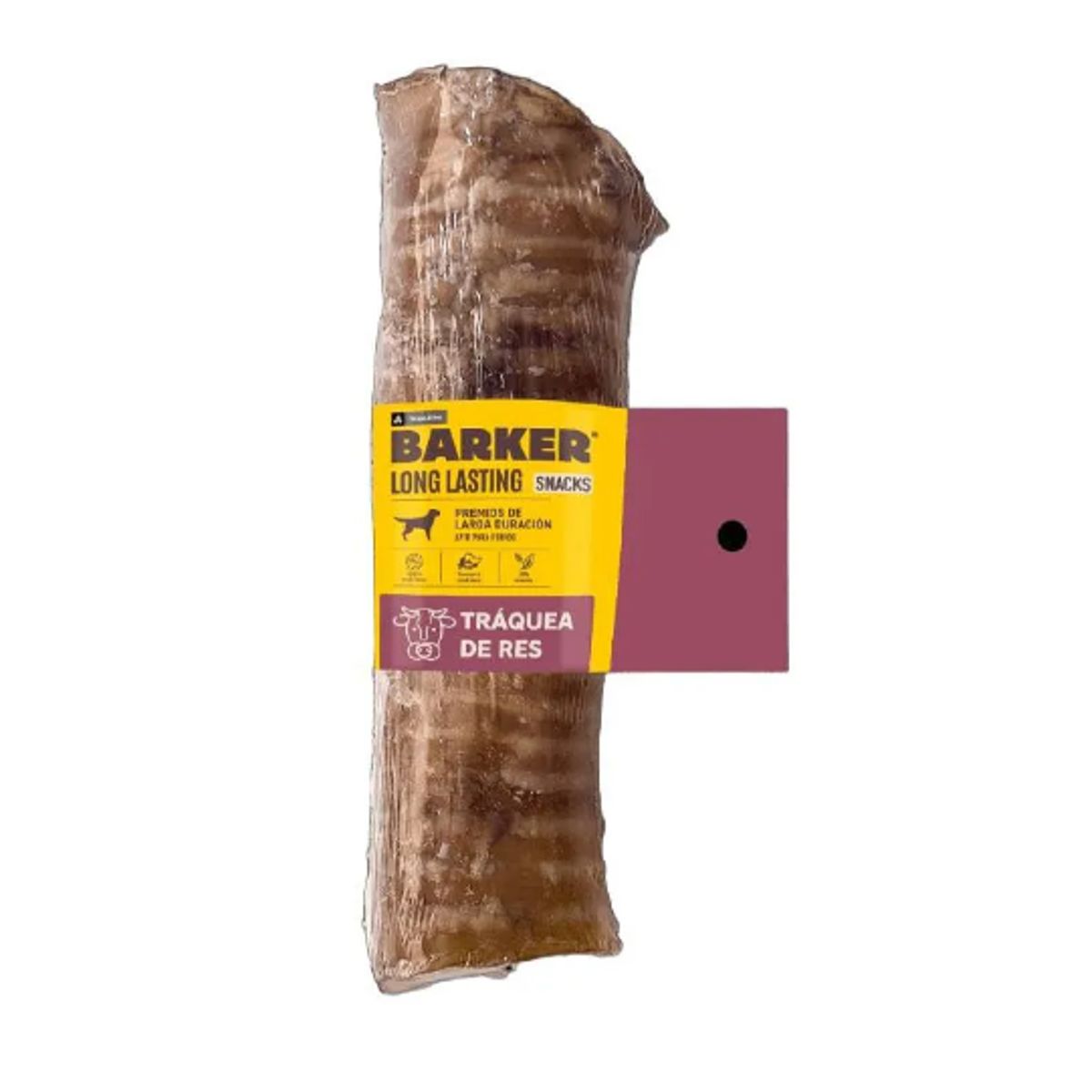 GENERICO - Tráquea de Res Deshidratada 16 –18 cm – Barker Long Lasting Snacks 