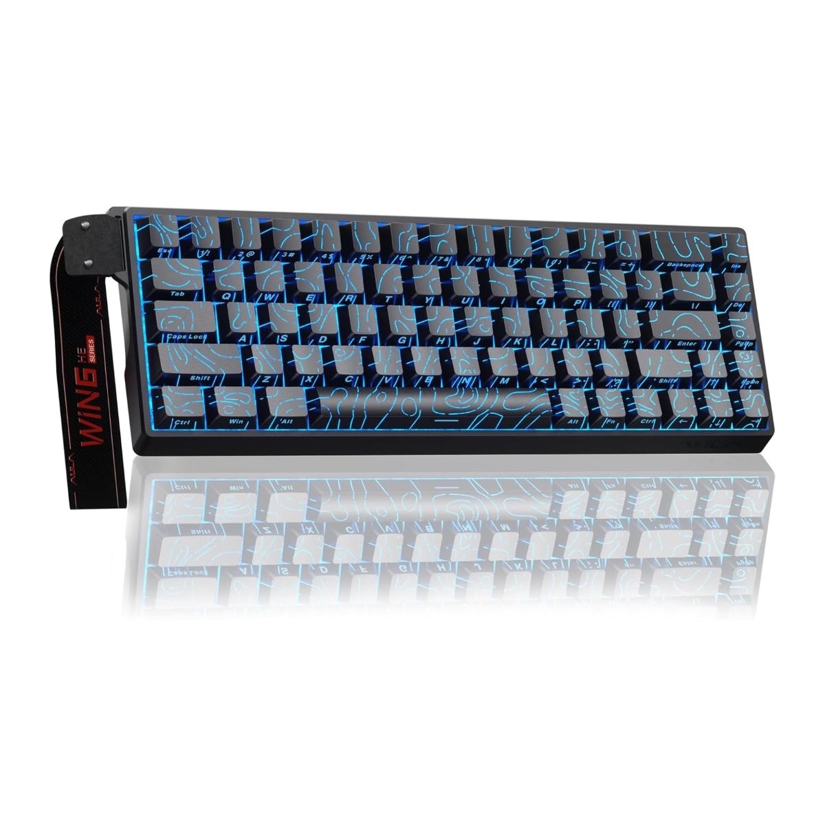 AULA - Teclado Magnético AULA WIN68 HE 60% Sondeo 8000hz - Line Black