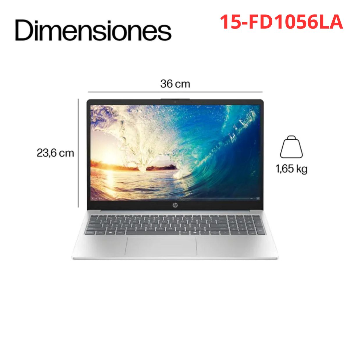 HP - Laptop HP 15-FD1056LA Intel Core Ultra 5 125H 24GB RAM 512GB SSD 15.6" FHD Win 11