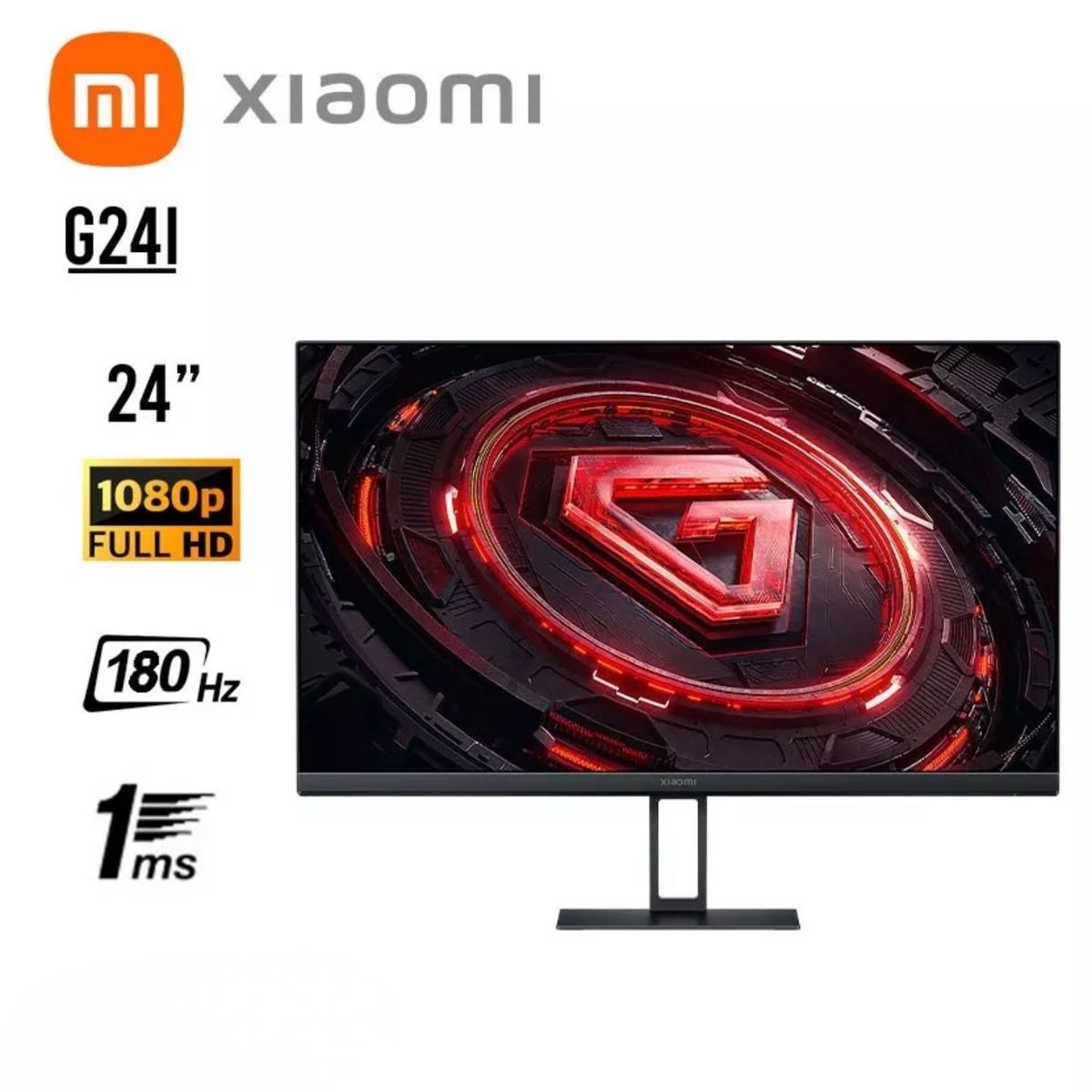 XIAOMI - Monitor Gamer Xiaomi G24i IPS US 180 Hz Negro