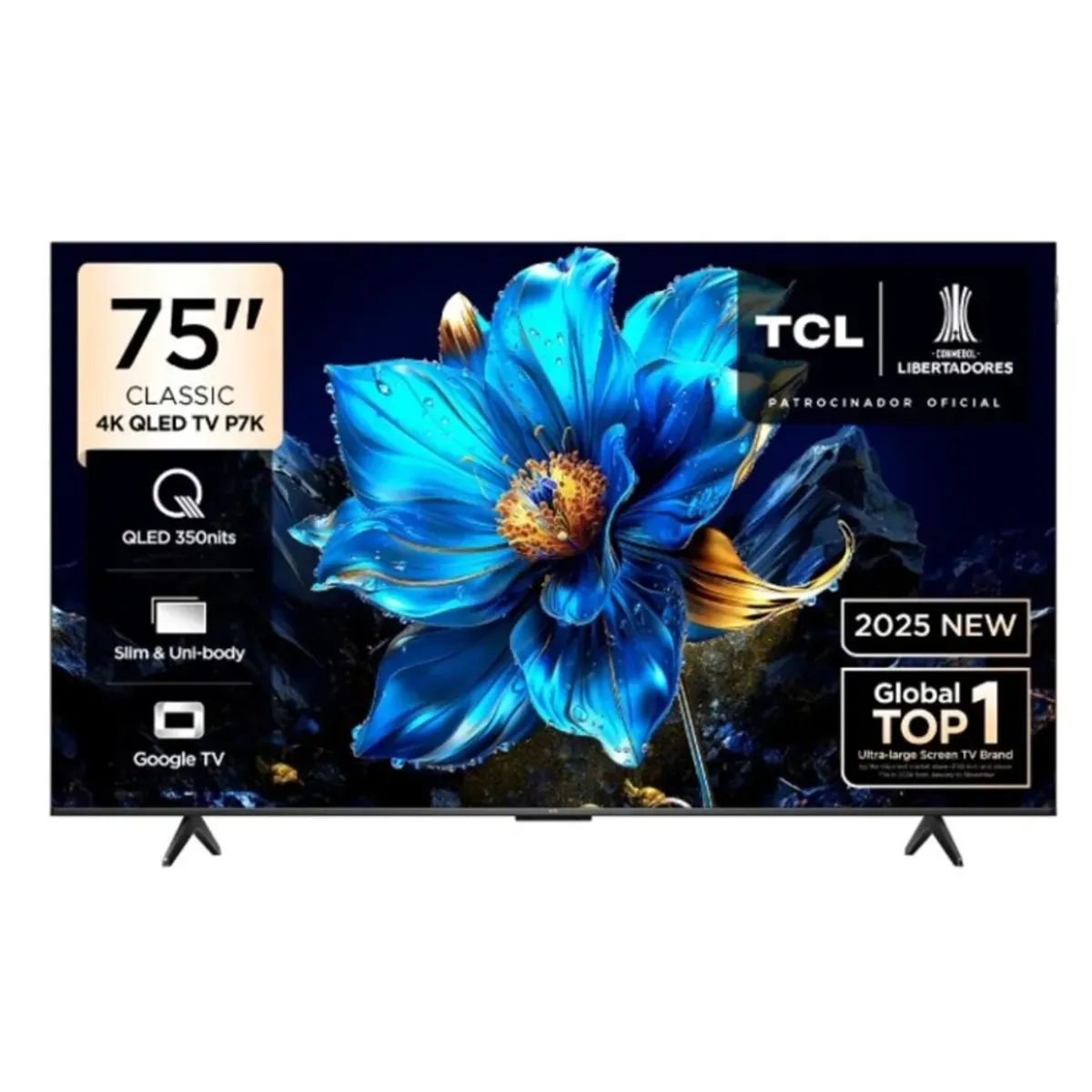 TCL - TELEVISOR 75" TCL QLED 4K UHD SMART TV MOD 75T6C  + REGALO