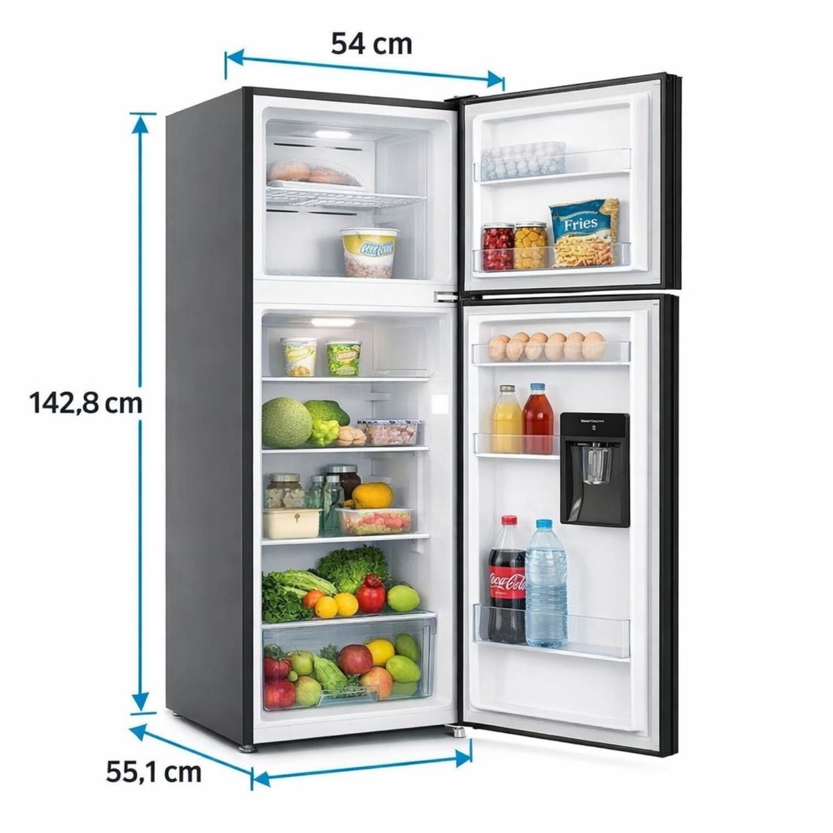 MIRAY - Refrigeradora Miray RM-211HD Eurofrío 211 L