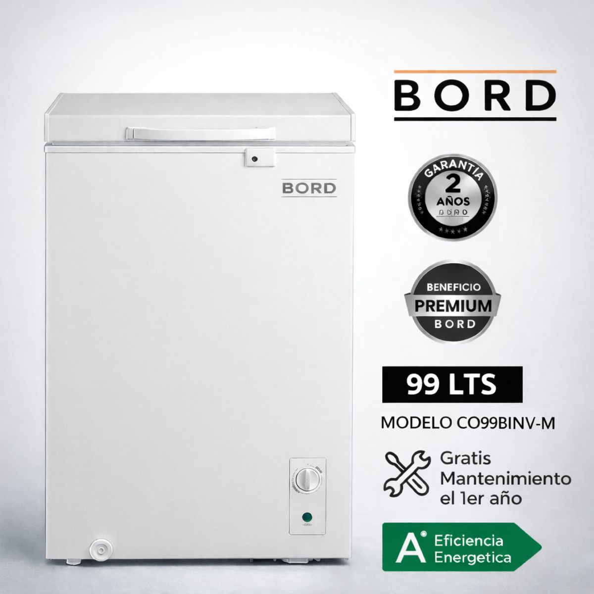 BORD - Congeladora Bord 99LT Chest Freezer CO99BINV-M